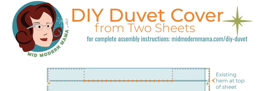 Make A Duvet Cover From Sheets Mid, How To Make A Duvet Cover From Two Flat Sheets