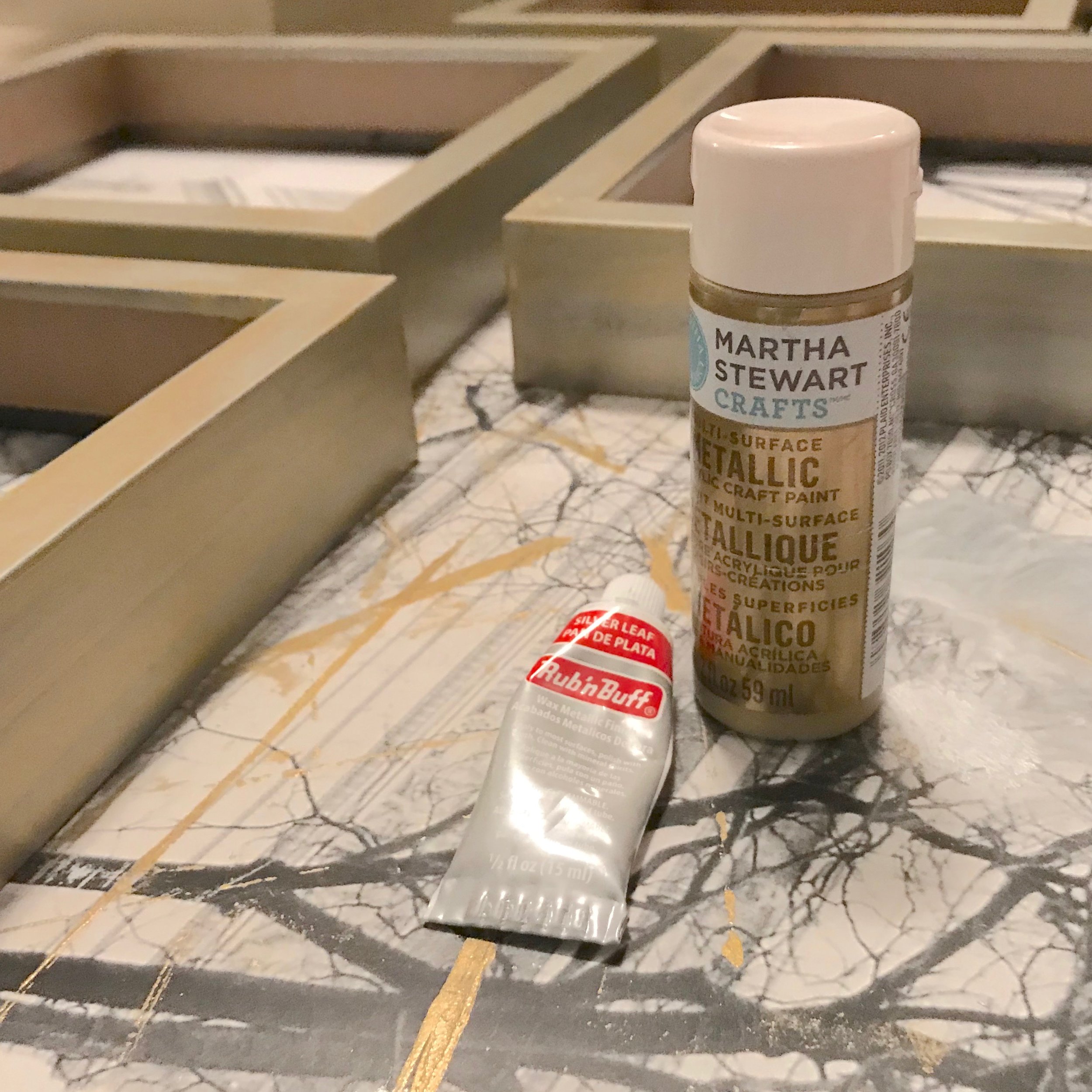 Painting Picture Frames with a Gilded Effect — Mid Modern Mama