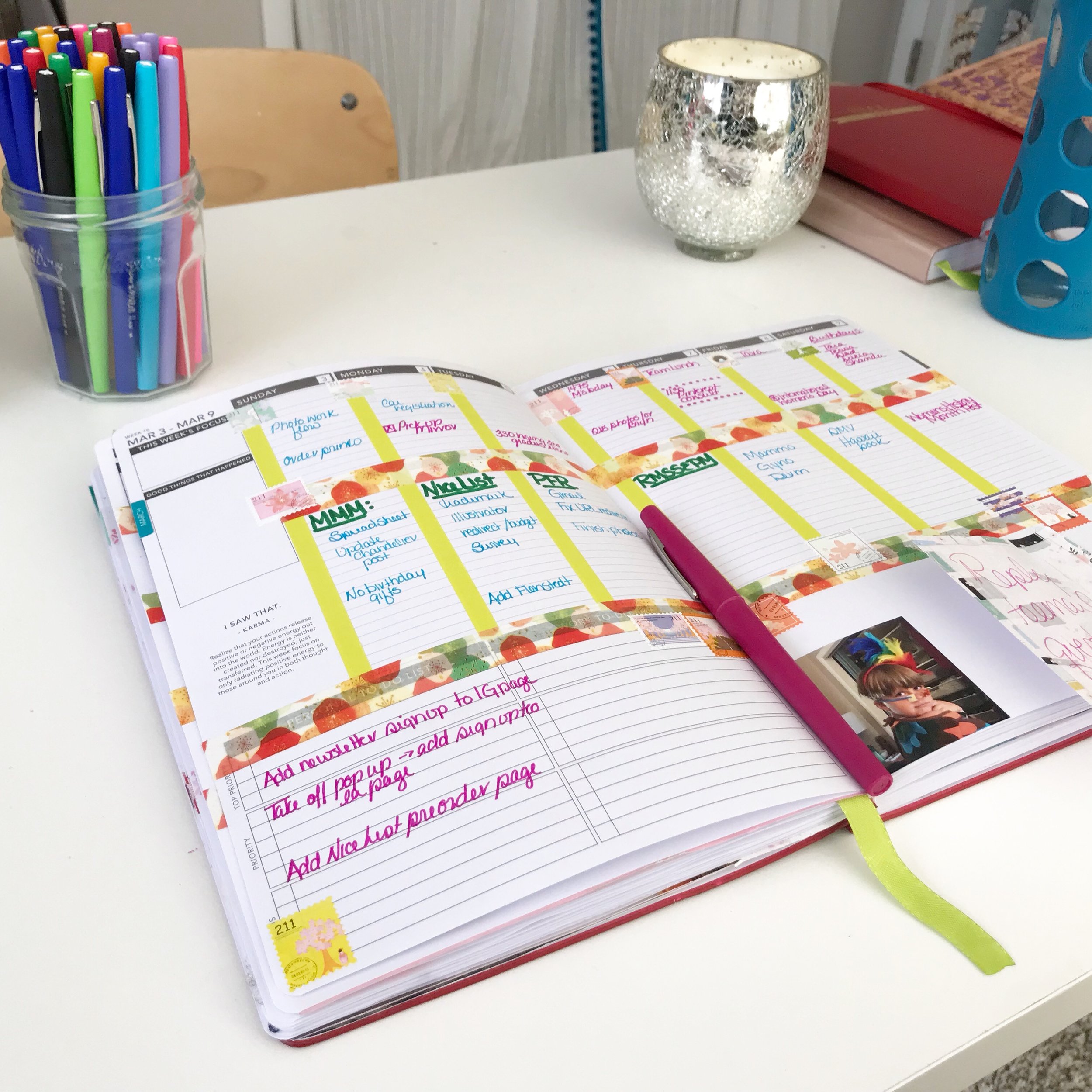 How to Decorate Your Planner with Washi Tape - The Chic Life