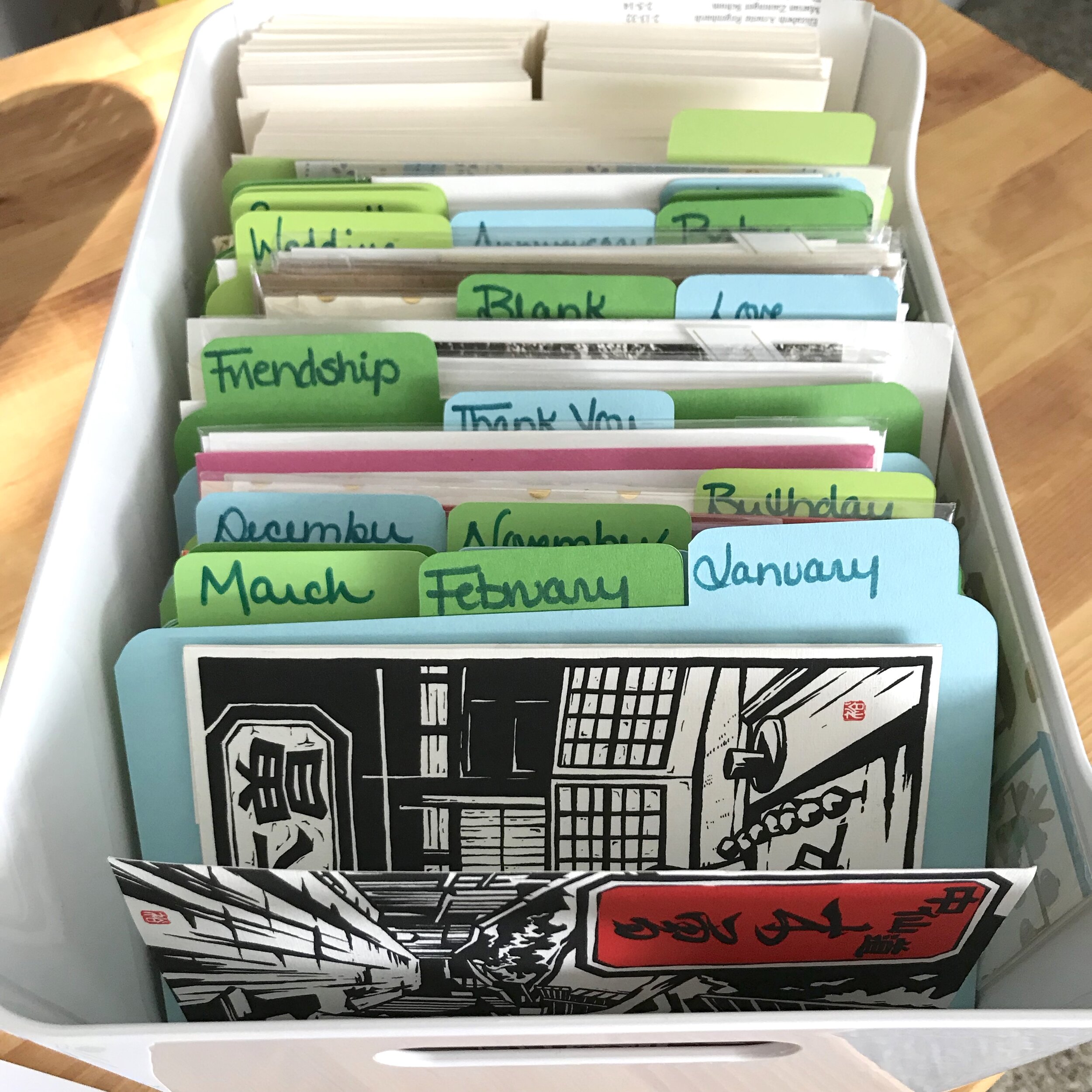DIY Card Organizer — Mid Modern Mama