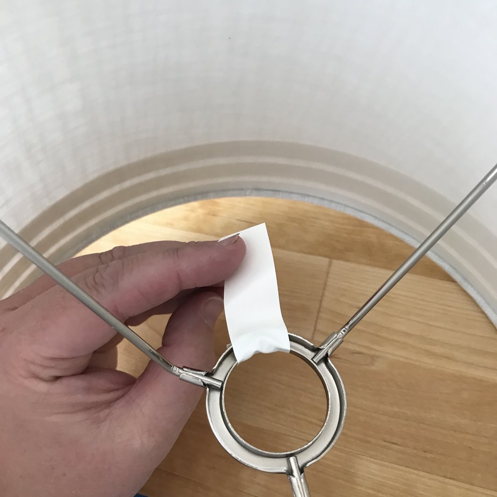 How To Make A Lamp Shade Ring Fit Mid Modern Mama