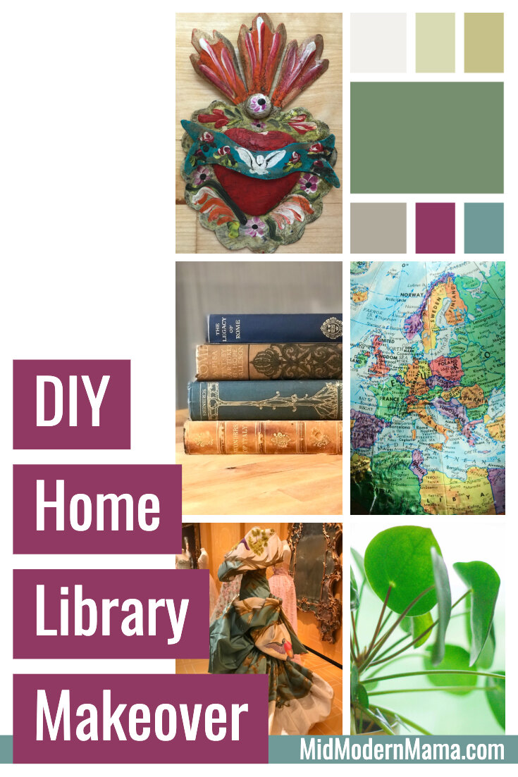 DIY Home Library Makeover with Billy Bookcases