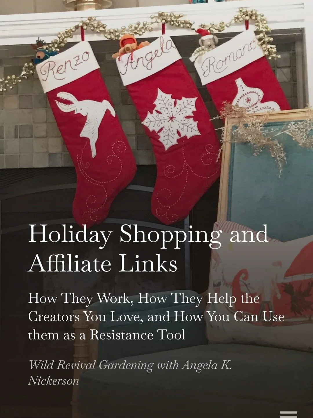 Today on Substack: how to use affiliate links as a Resistance tool. And what are affiliate links, anyway? I have the details. Drop a 🤩below, and I will send the link! 

#gardening #garden