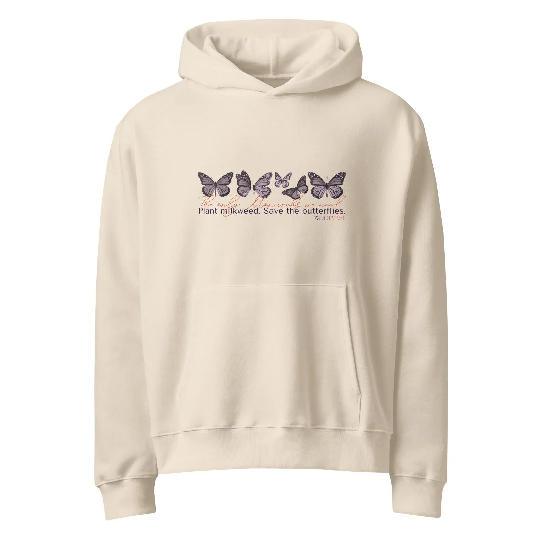The only Monarchs we need: 🦋
Shop here: https://wildrevivalgardening.com/shop/p/monarchs-hoodie