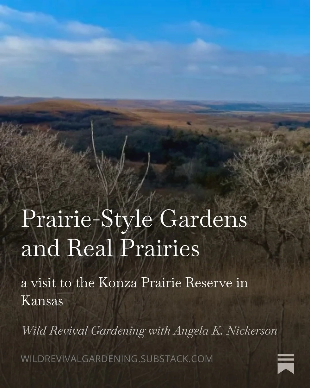Take a deep breath. Let&rsquo;s take a trip to one of North America&rsquo;s last remaining prairies. There are lessons here to be learned for our own gardens. And it is good to take a step back and appreciate the beauty of the land as we grieve. 

Co