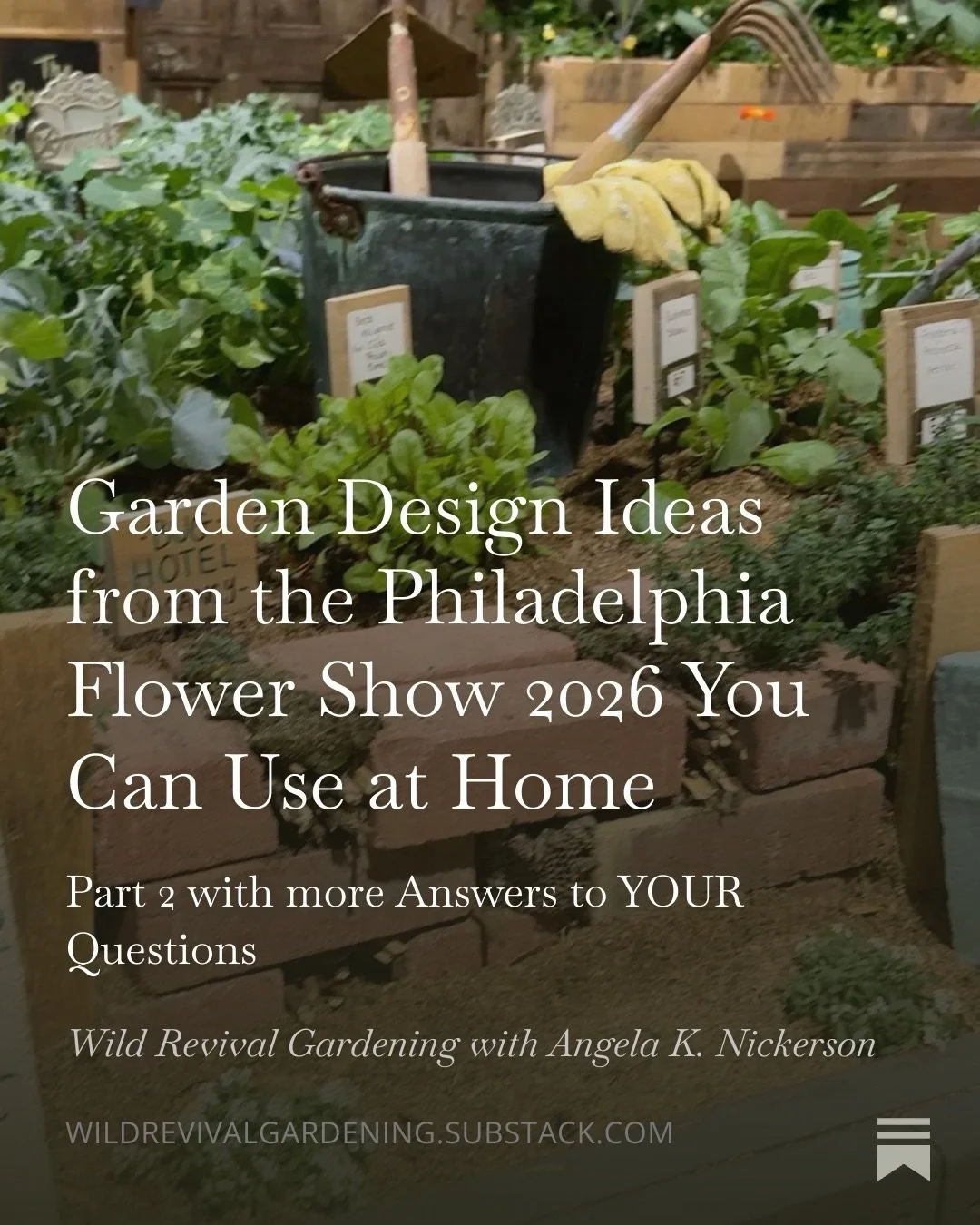Part 2 of gardening answers and design ideas from the Philadelphia Flower Show. So many flowers! Cover up below, and I will send you the link to the full post!
#rooted2026 #gardening #garden