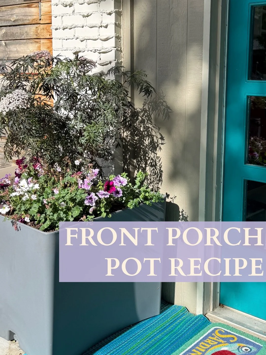 GIFTED | I absolutely love my new front porch pots! They are the 29&rdquo; Pinch planter from @crescentgarden , and they are amazing! This is a western exposure that bakes in the afternoon sun, so the TruDrop self-watering planters make keeping these