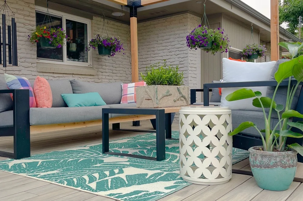 View of Outdoor Vintage Wicker Furniture - Etsy