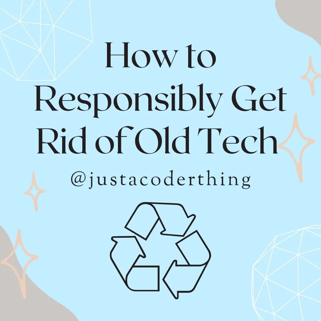 Did you know only an estimated 12% of tech is discarded properly? And 40% of the heavy metals in landfills are attributed to improperly disposed of electronics?

Being a responsible techie also means thinking about the end of life for your old device