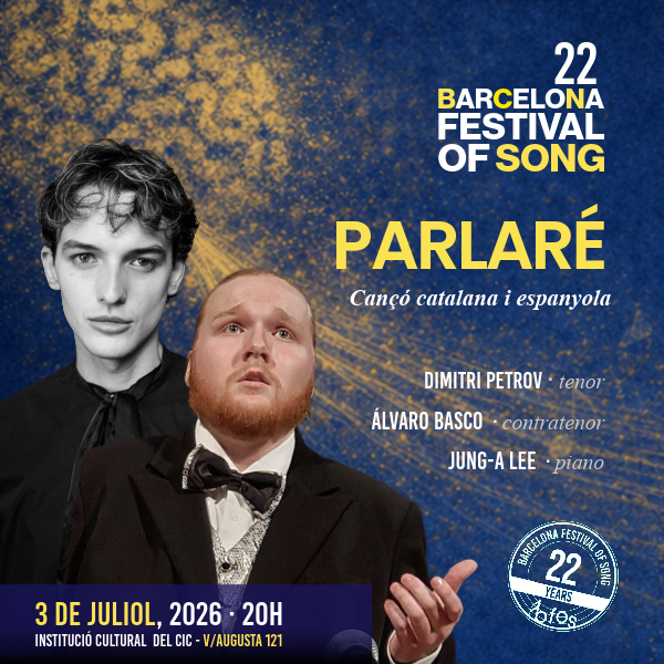 PARLARÉ · Cançó artística catalana i espanyola