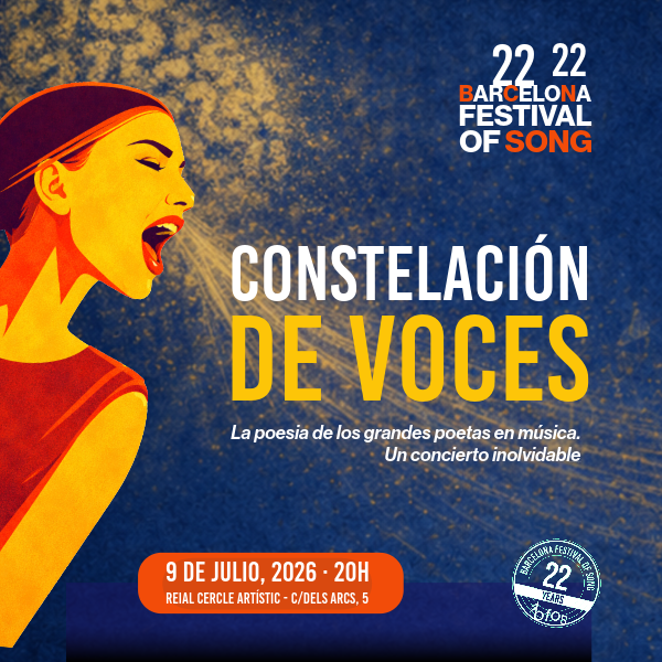 Constelación de Voces · Concierto Semifinal | Barcelona Festival of Song 2026