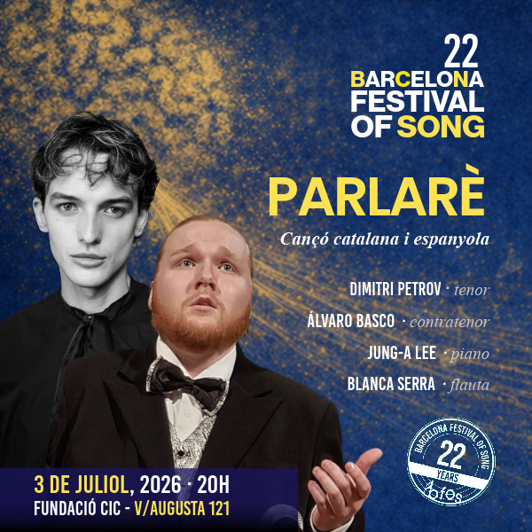 PARLARÉ · La força de la paraula cantada