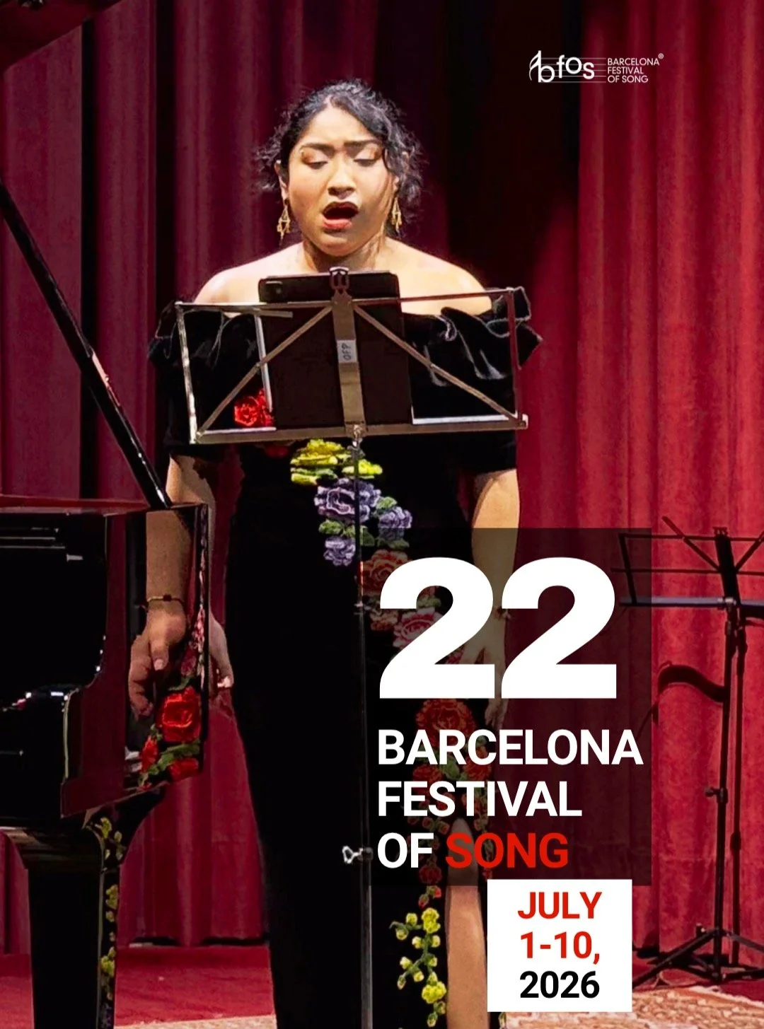 Only 26 days until the 22nd Barcelona Festival of Song! 🎶

CAT: El compte enrere continua mentre ens preparem per rebre artistes i estudiosos d'arreu del m&oacute;n al festival de 10 dies dedicat a la can&ccedil;&oacute; art&iacute;stica llatinoamer