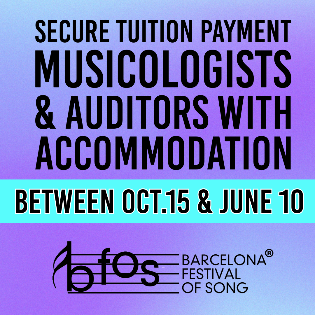 Auditors and Musicologists with accommodation