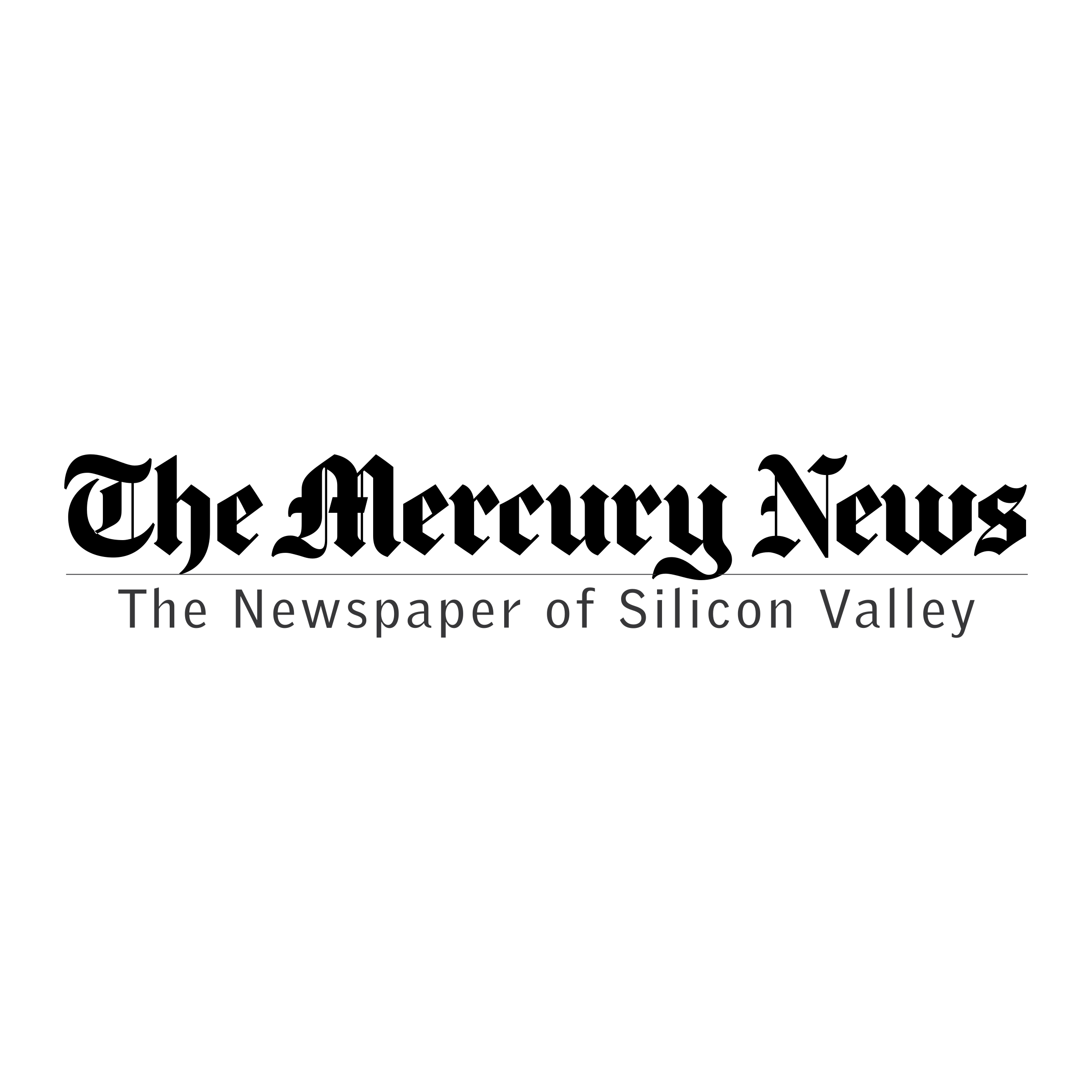  Mercury News logo with the words “the newspaper of silicon valley” underneath 