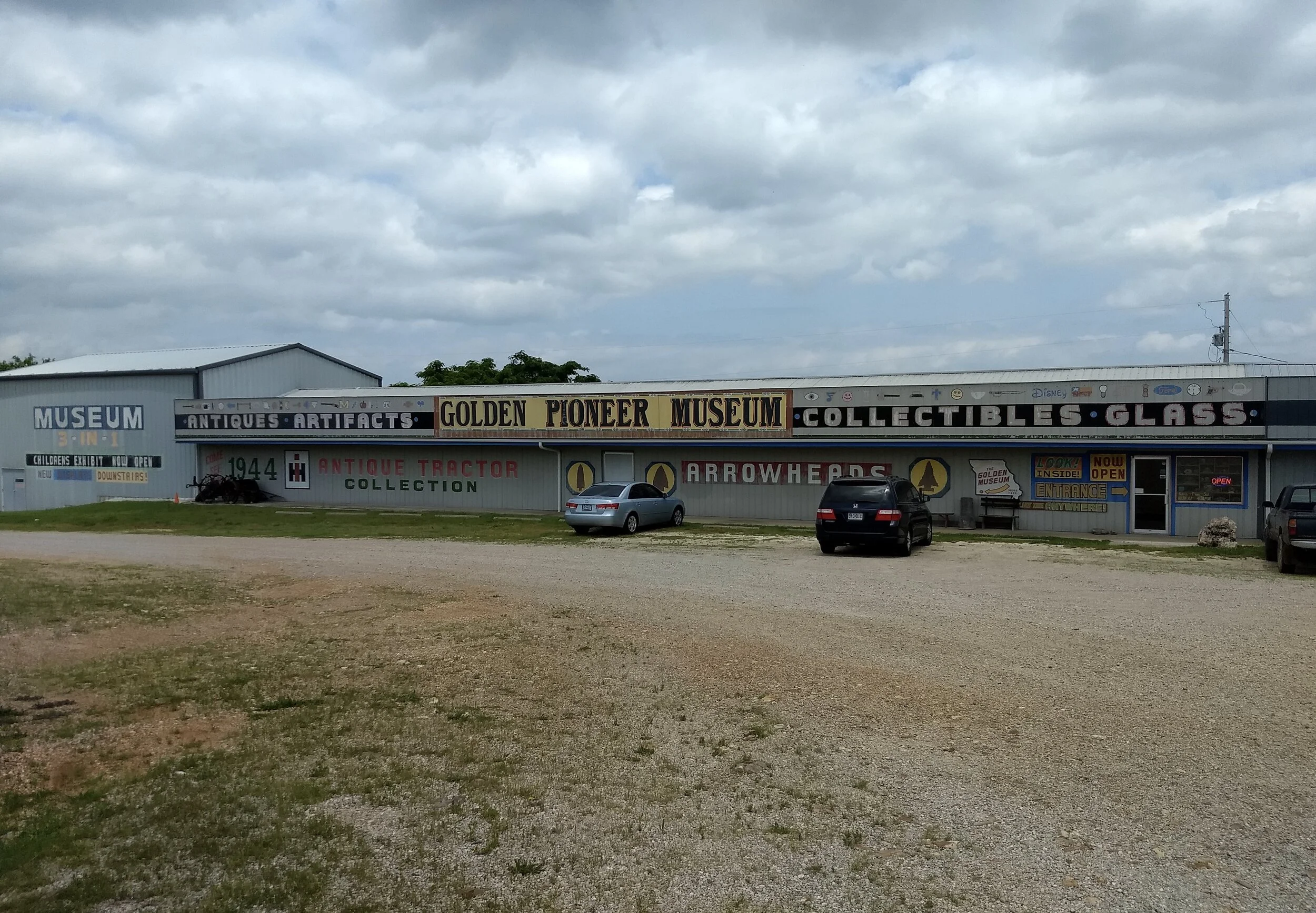 Golden Pioneer Museum exterior in Golden, MO. Photo by Renée DeVoe Mertz.