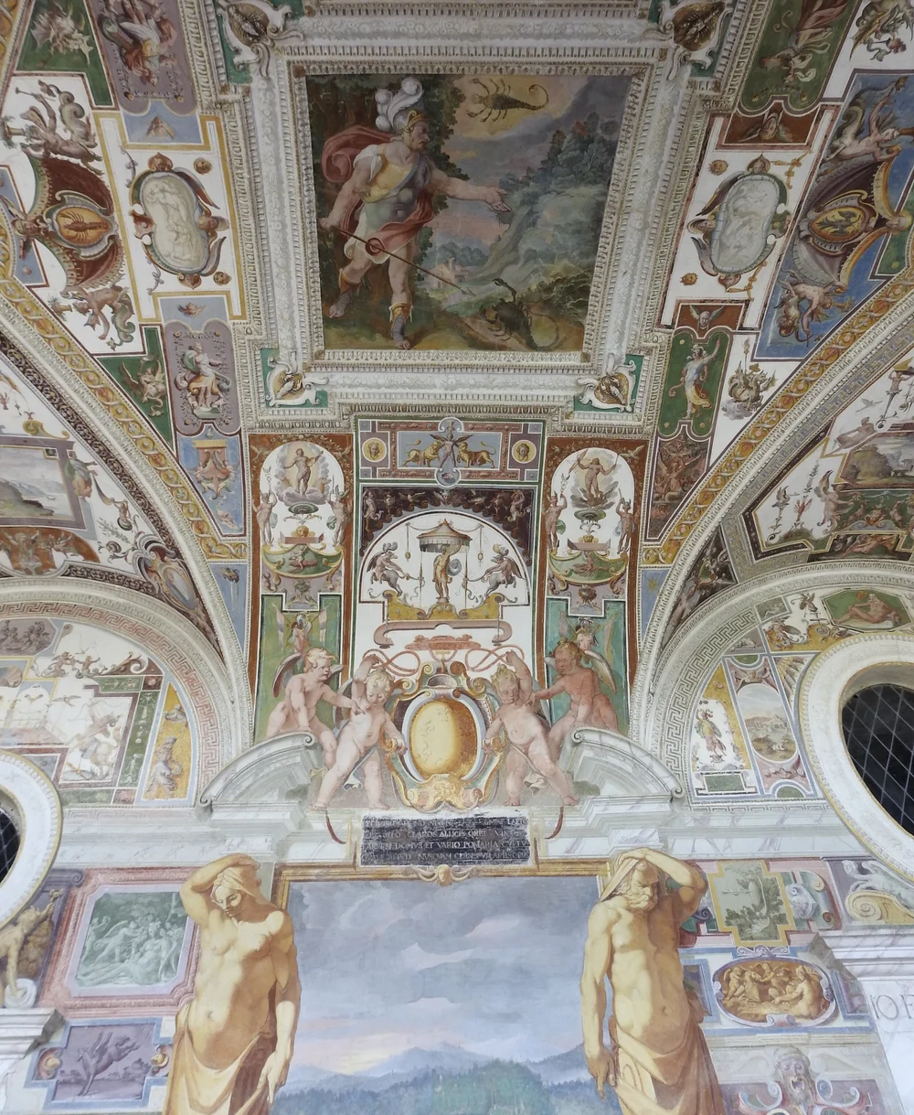 お値下げ　古典版画　1685年　FALDA 「Villa Frescada」 Frescoed interiors of Villa Lante's garden palazzine — Renée DeVoe