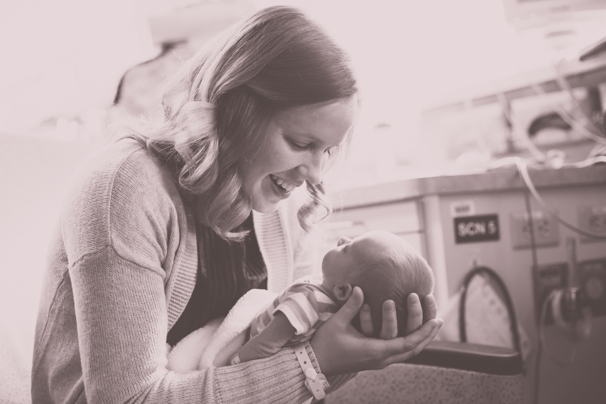 Newborn lifestyle  hospital fresh 48 studio Session Cara Peterson Photography Rockford IL-2.jpg