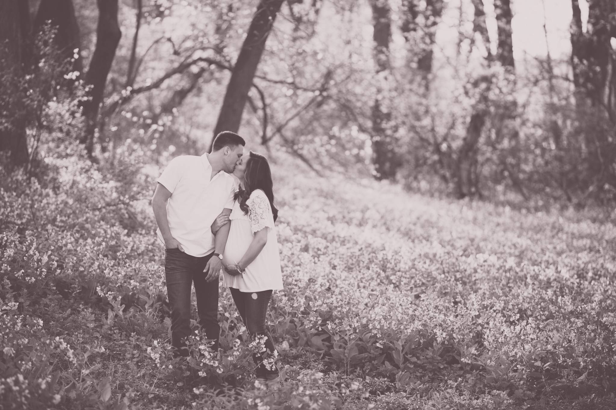 ourdoors maternity byron forest preserve lifestyle studio Session Cara Peterson Photography Rockford IL-3.jpg