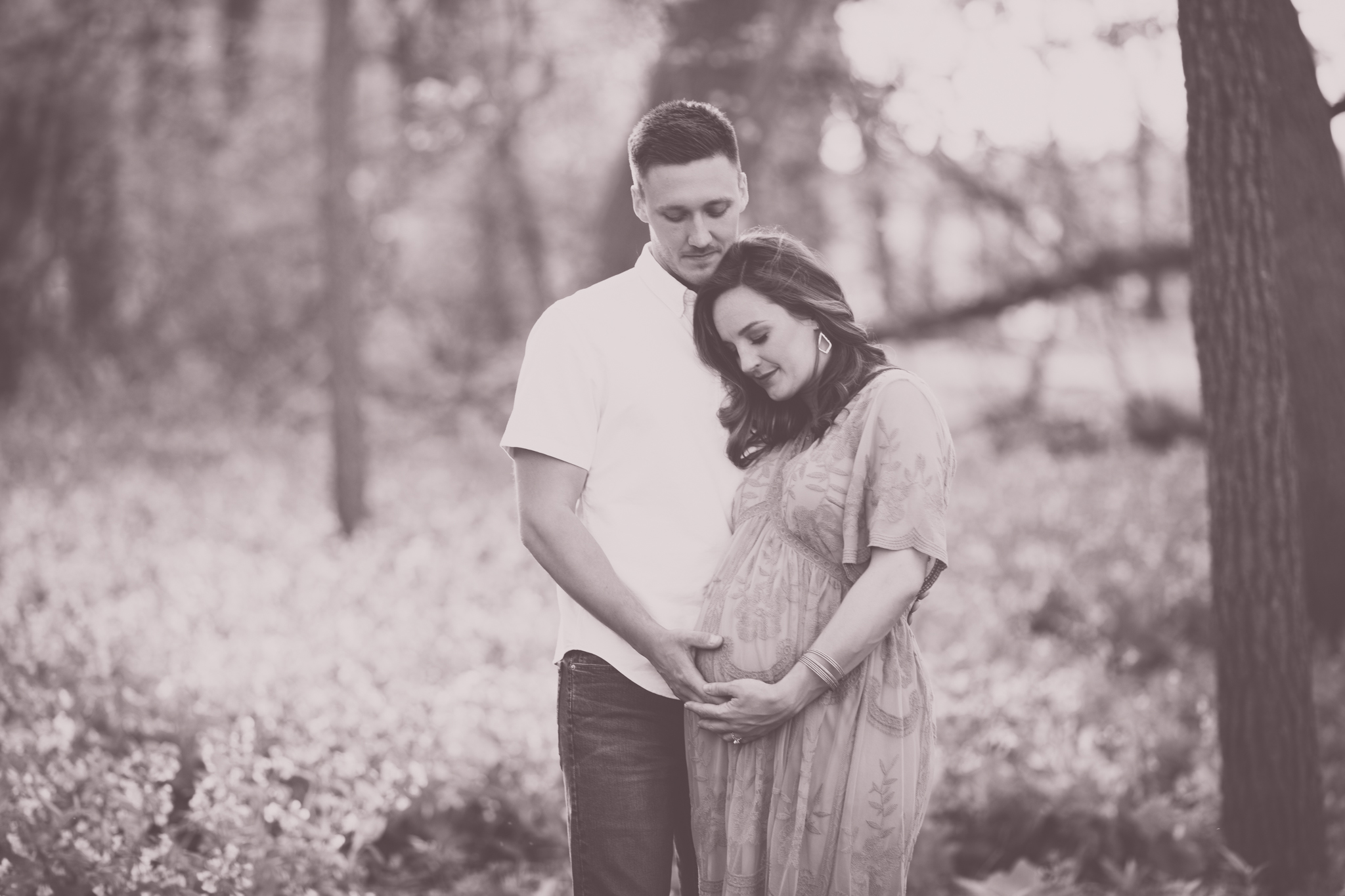 ourdoors maternity byron forest preserve lifestyle studio Session Cara Peterson Photography Rockford IL-5.jpg