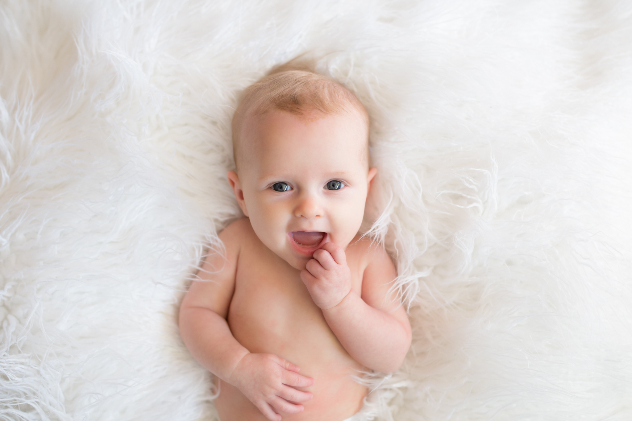 Milestone cake smash Newborn Studio Session | Cara Peterson Photography Rockford IL-3-2.jpg