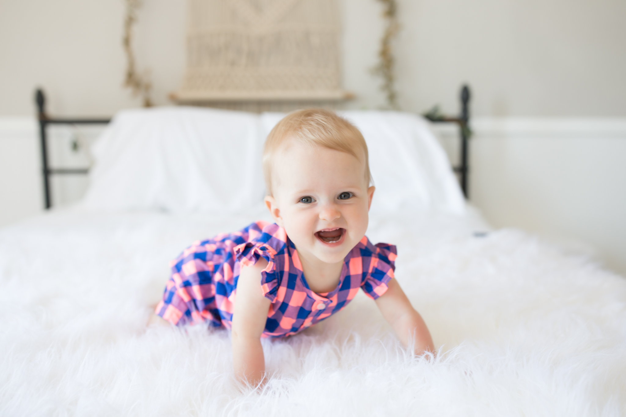 Milestone cake smash Newborn Studio Session | Cara Peterson Photography Rockford IL-7-2.jpg