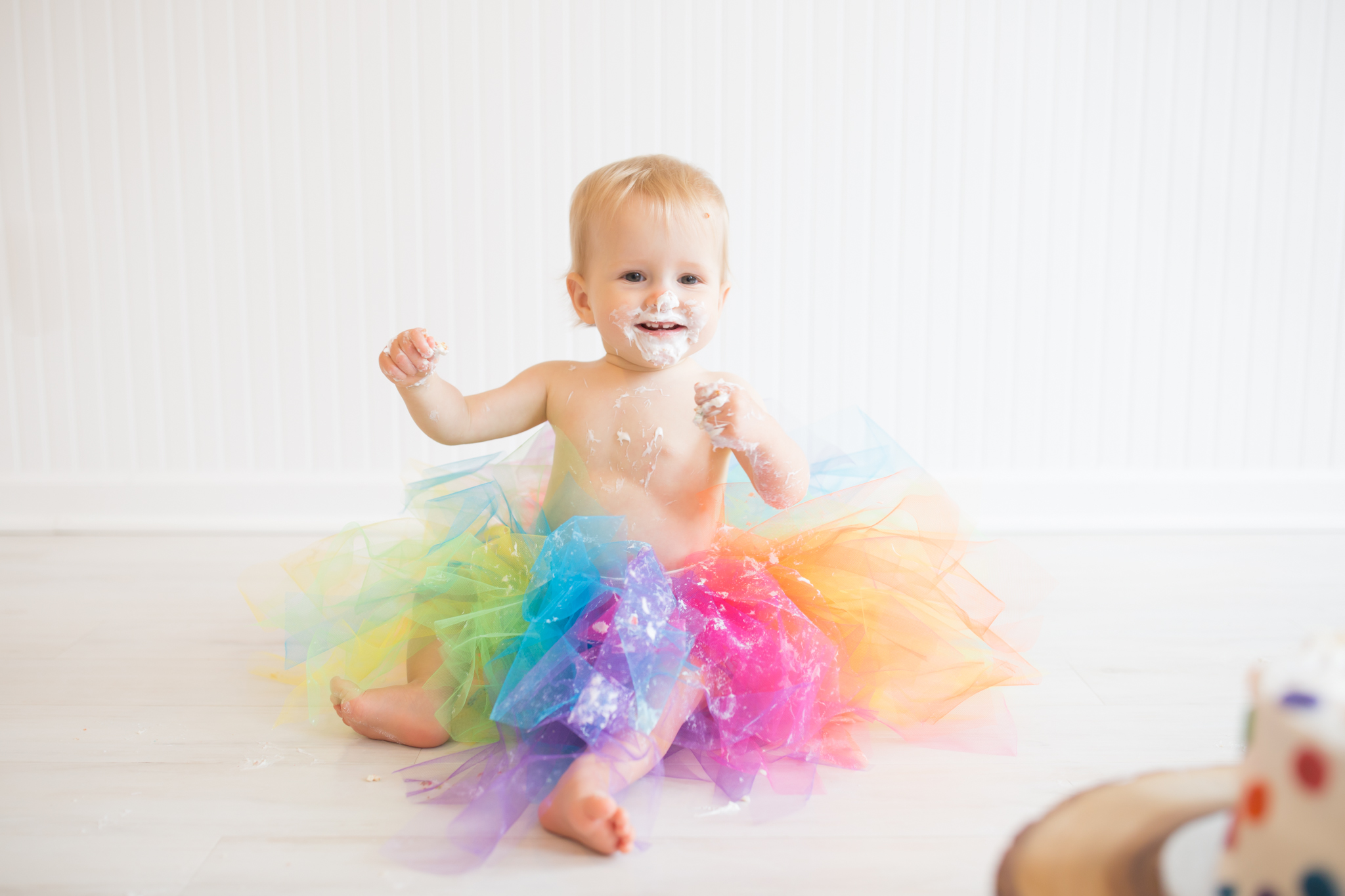 Milestone cake smash Newborn Studio Session | Cara Peterson Photography Rockford IL-18.jpg