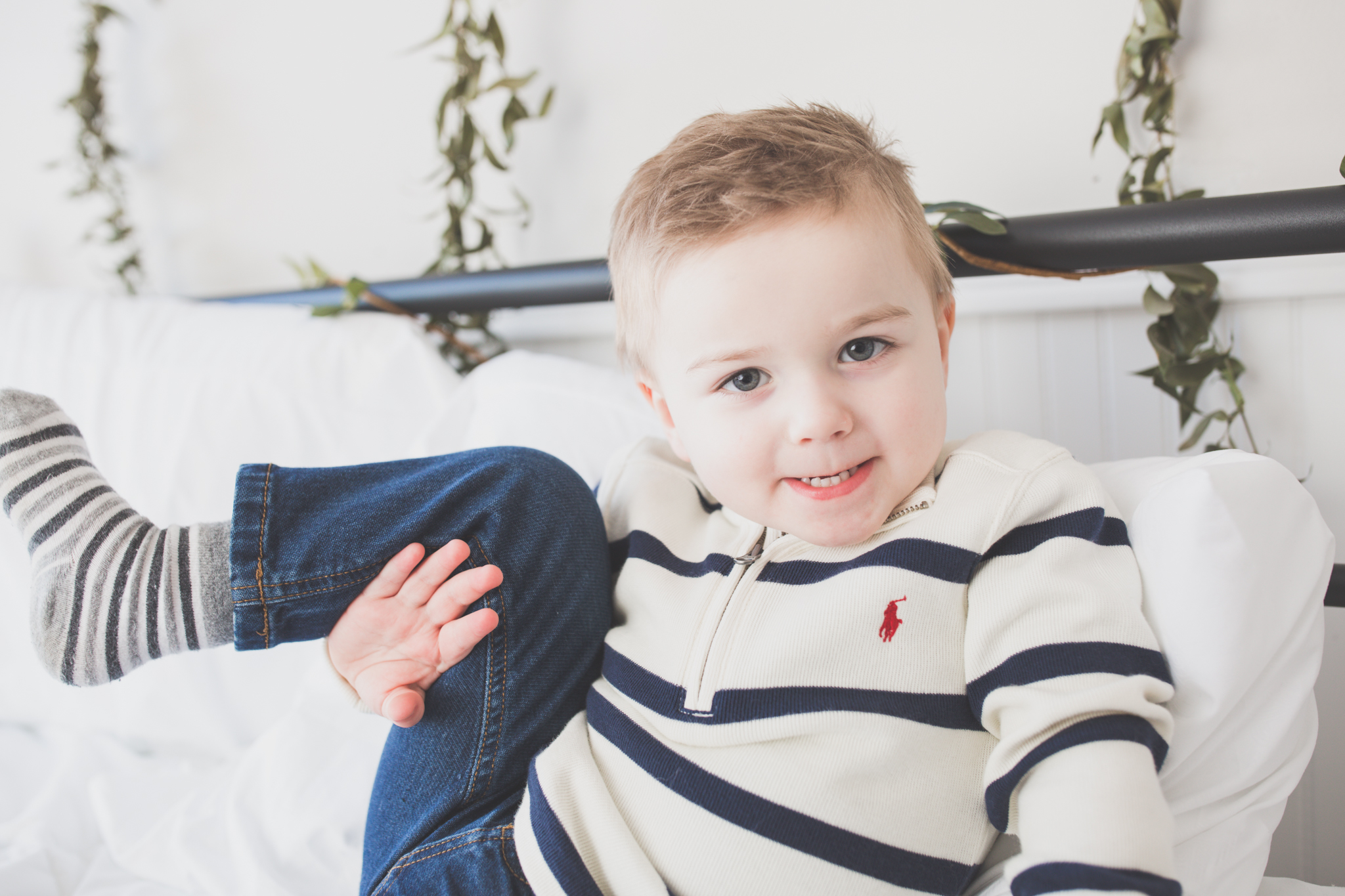 Sibling photos Newborn session photographer lifestyle studio - Cara Peterson Photography Rockford IL-1-9.jpg