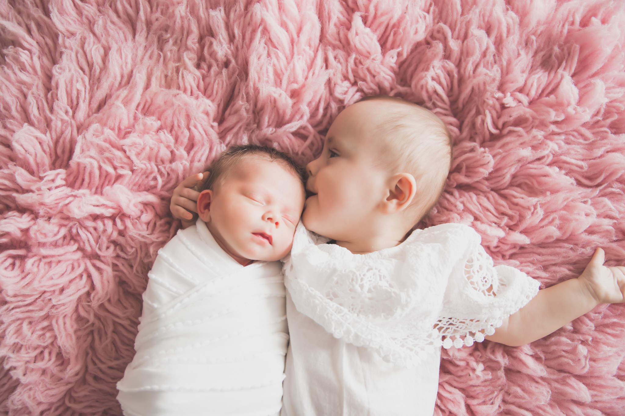 Sibling photos Newborn session photographer lifestyle studio - Cara Peterson Photography Rockford IL-3-5.jpg