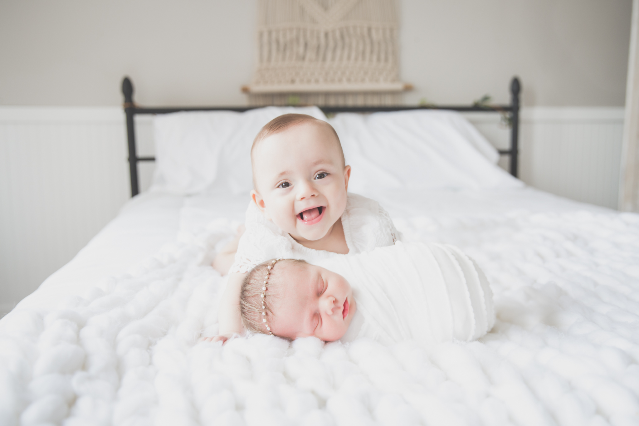 Sibling photos Newborn session photographer lifestyle studio - Cara Peterson Photography Rockford IL-4-5.jpg