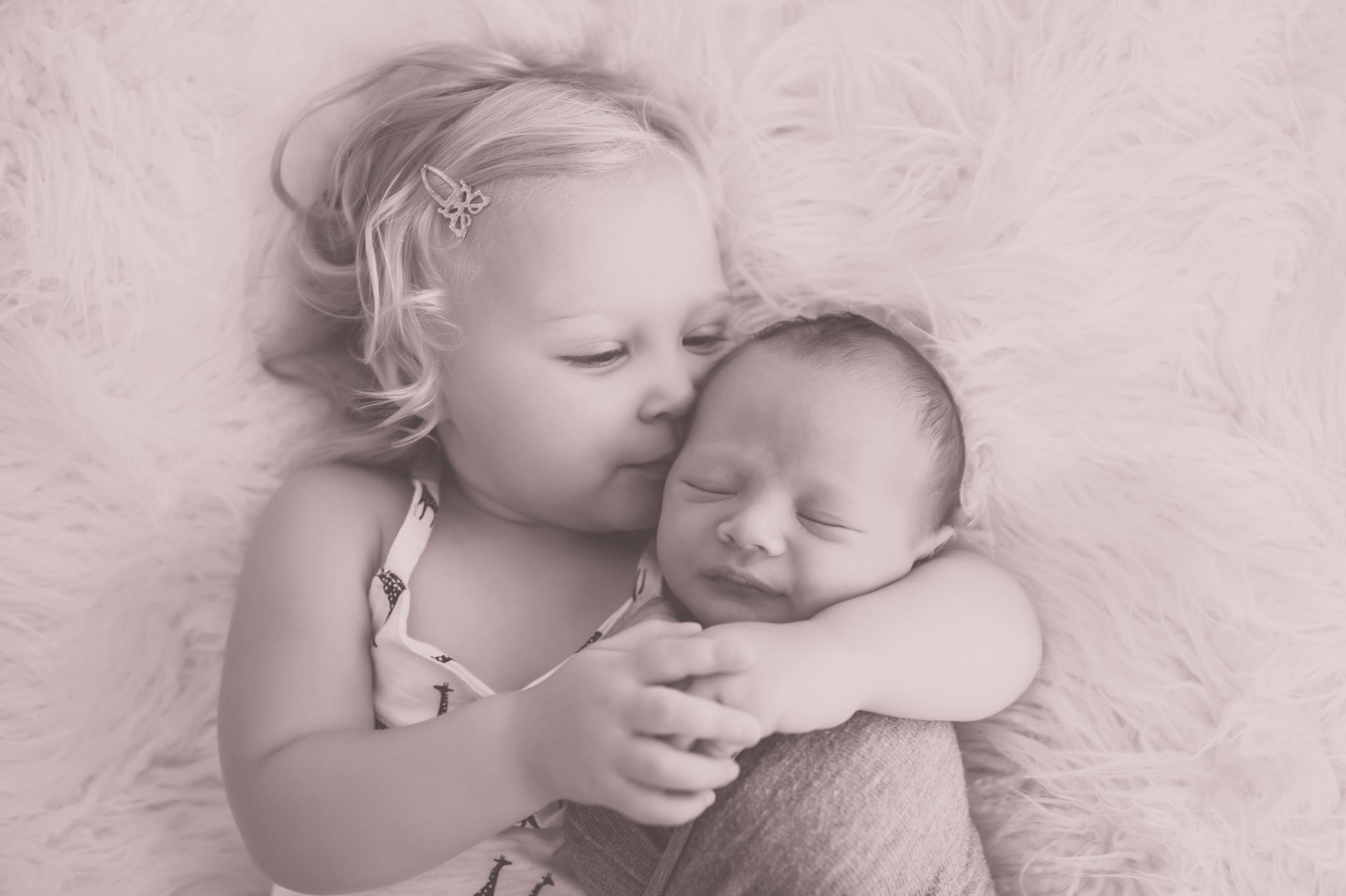 Sibling photos Newborn session photographer lifestyle studio - Cara Peterson Photography Rockford IL-5-2.jpg