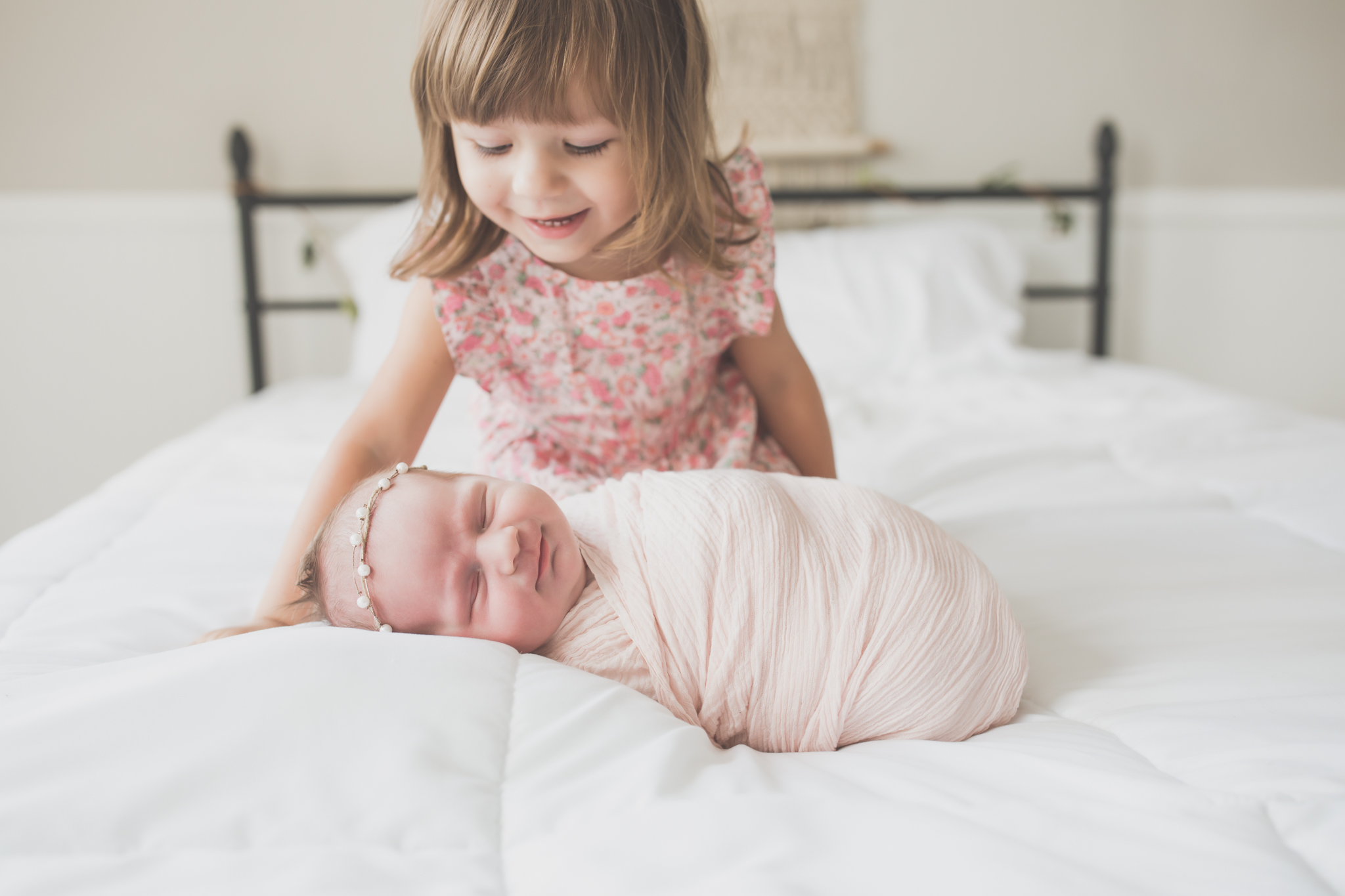 Sibling photos Newborn session photographer lifestyle studio - Cara Peterson Photography Rockford IL-5-11.jpg