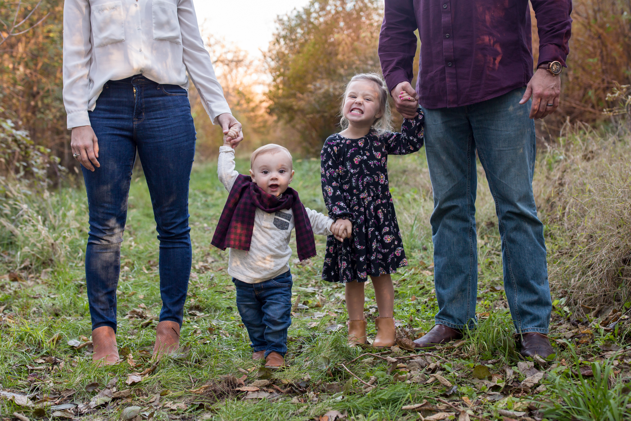 Hailey Family Fall Session, 2 kinds, family poses with young kids, Cara Peterson Photography Rockford IL-7.jpg