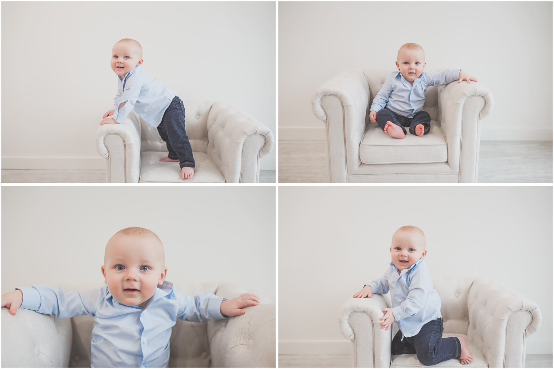 Cade 1 Year Old Cake Smash collage Milestone Session Cara Peterson Photography Rockford IL -1.jpg