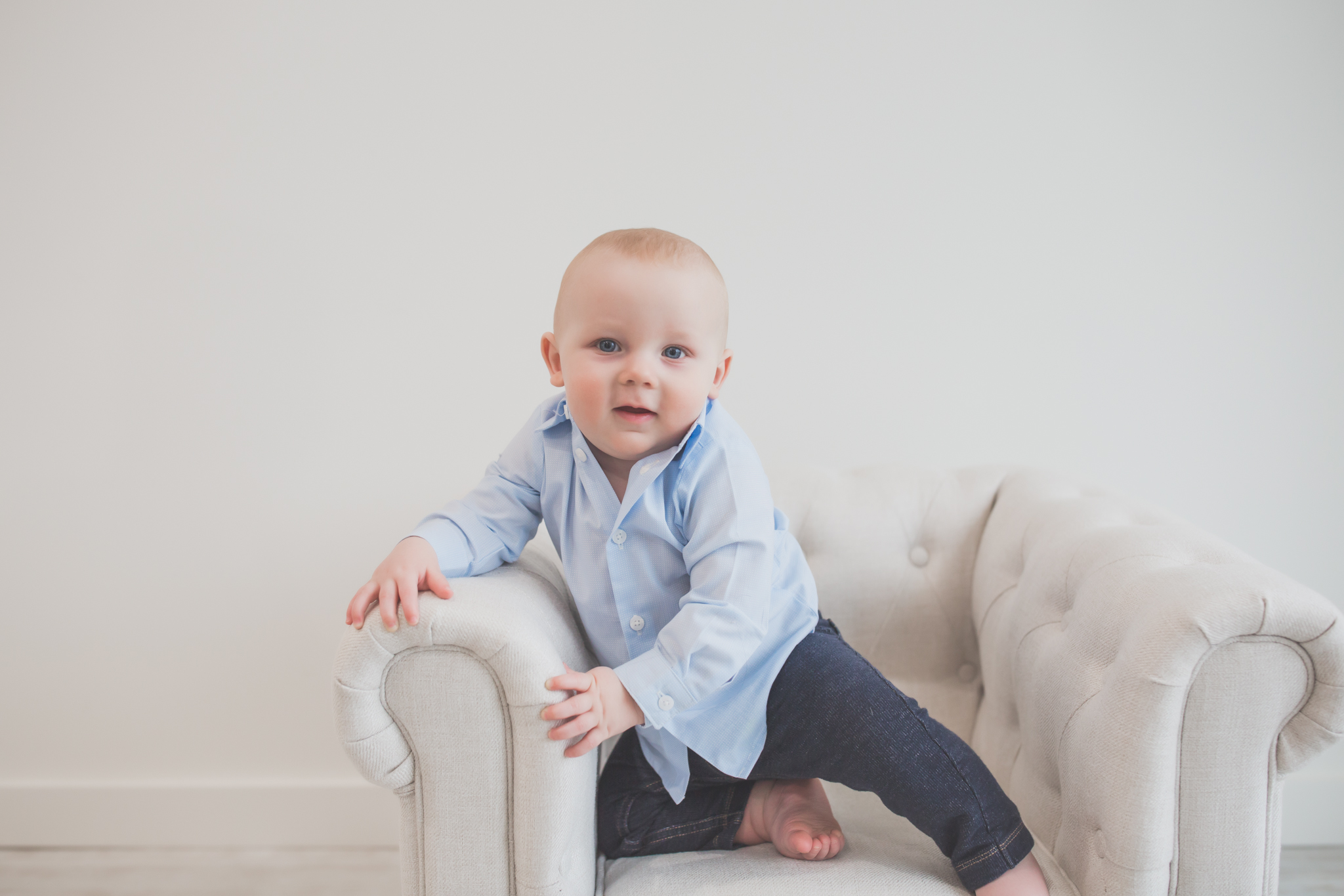 Cade 1 Year Old Cake Smash Milestone Session Cara Peterson Photography Rockford IL -3.jpg