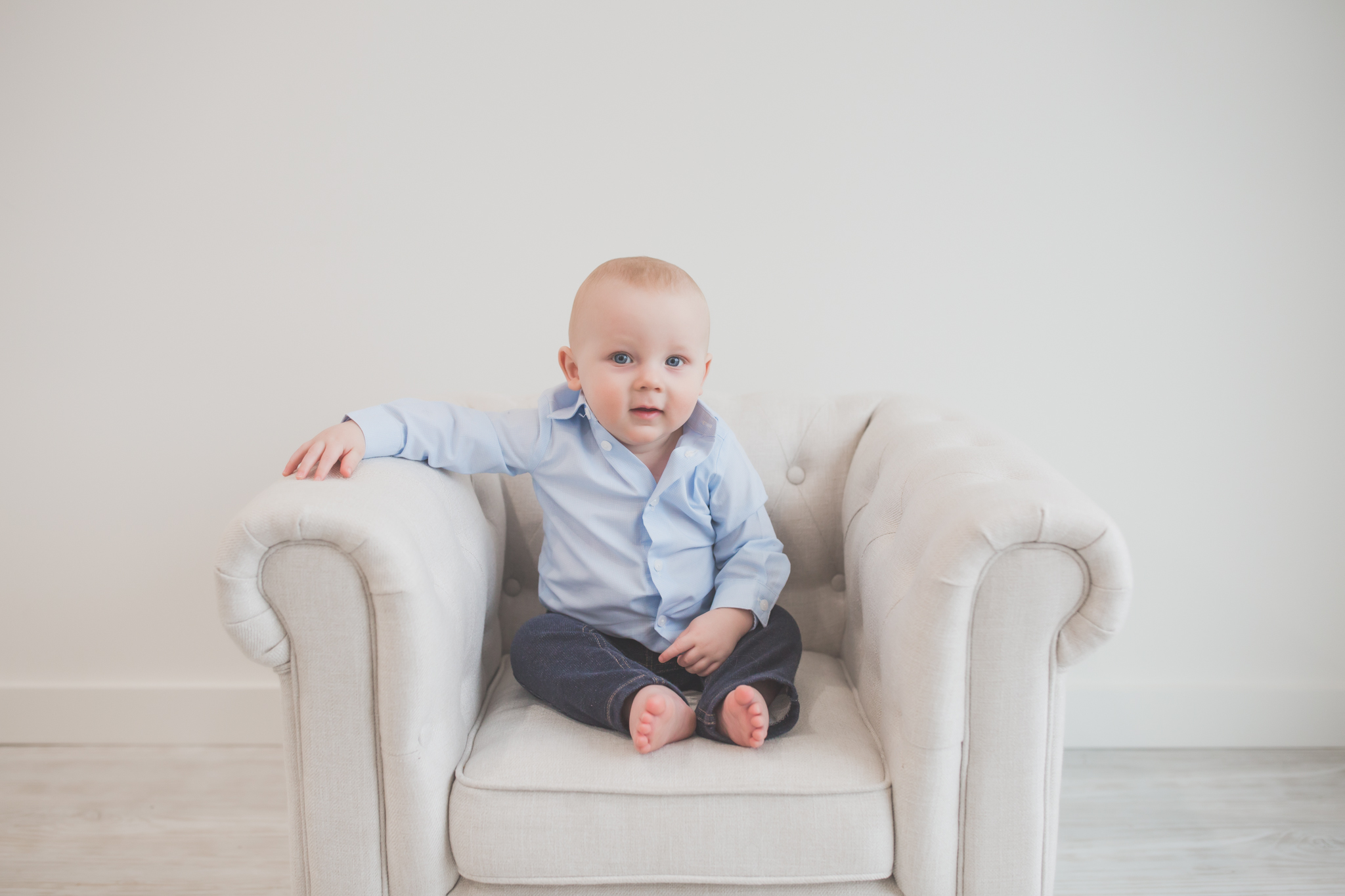 Cade 1 Year Old Cake Smash Milestone Session Cara Peterson Photography Rockford IL -7.jpg