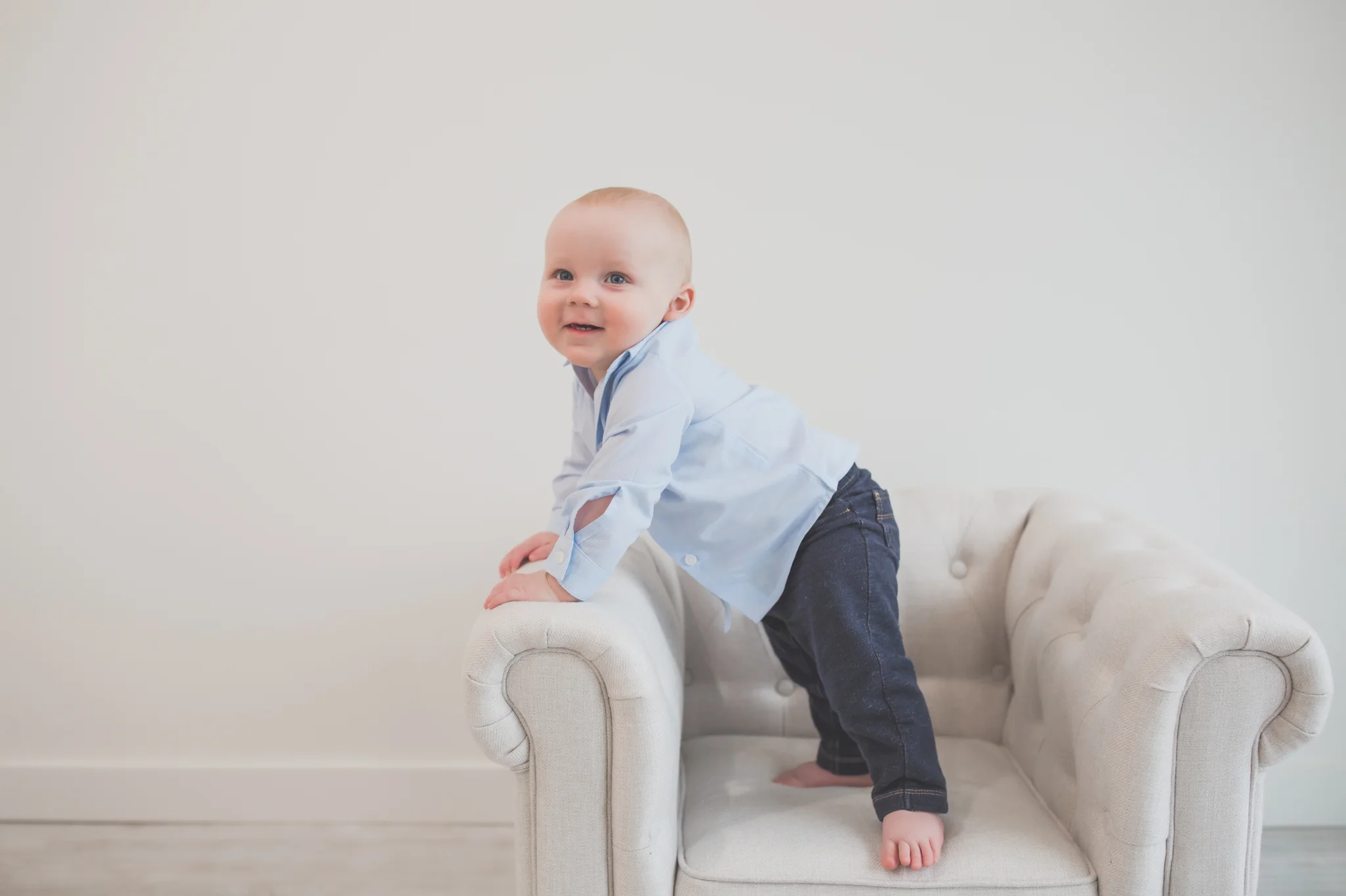 Cade 1 Year Old Cake Smash Milestone Session Cara Peterson Photography Rockford IL -8.jpg