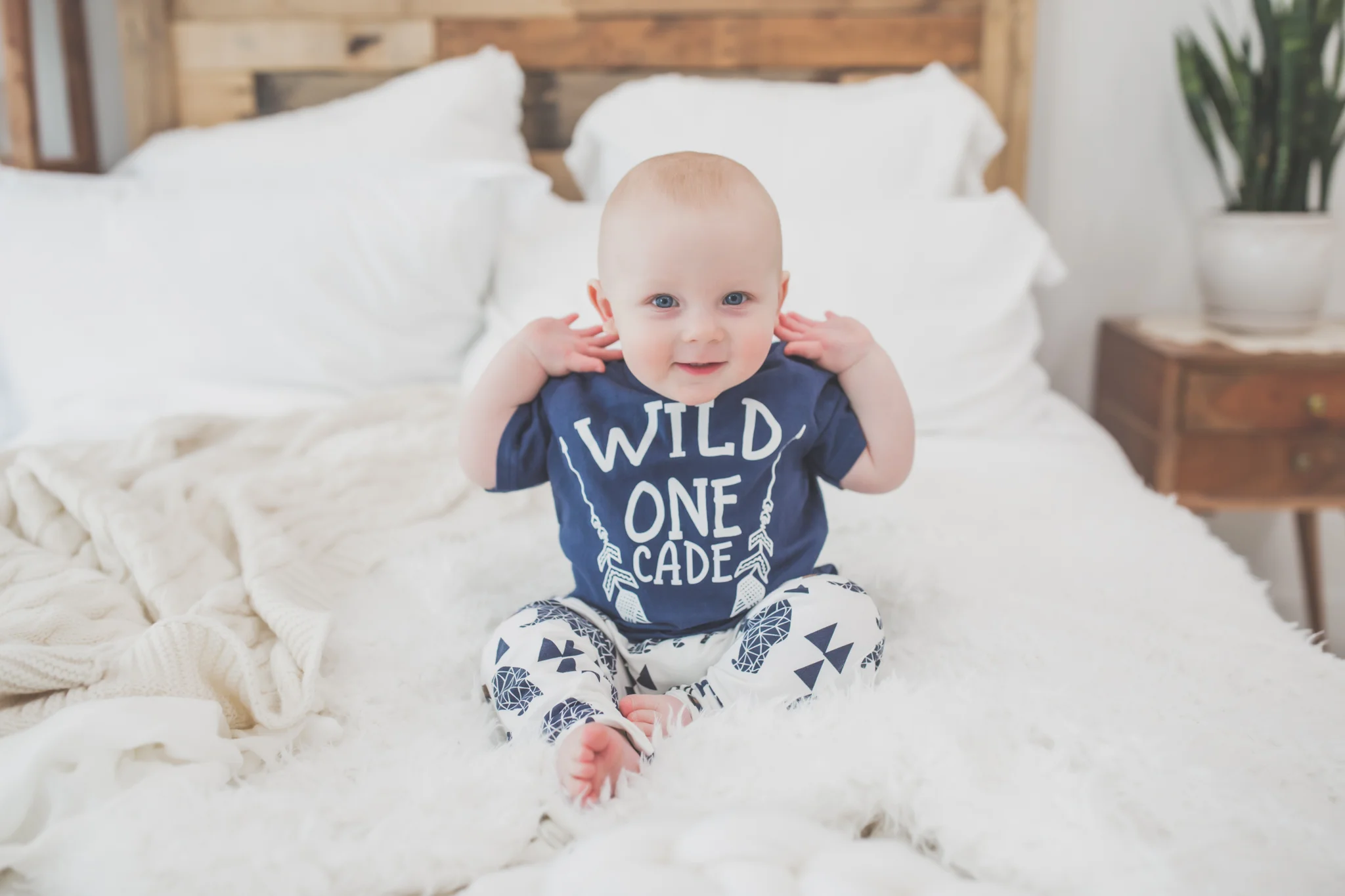 Cade 1 Year Old Cake Smash Milestone Session Cara Peterson Photography Rockford IL -20.jpg