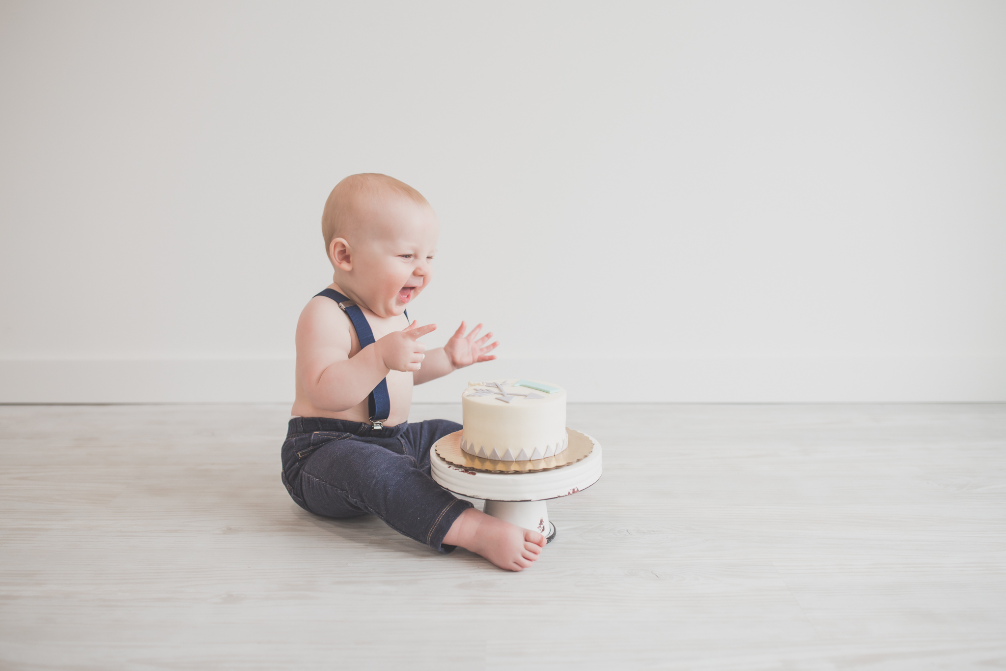 Cade 1 Year Old Cake Smash Milestone Session Cara Peterson Photography Rockford IL -21-2.jpg