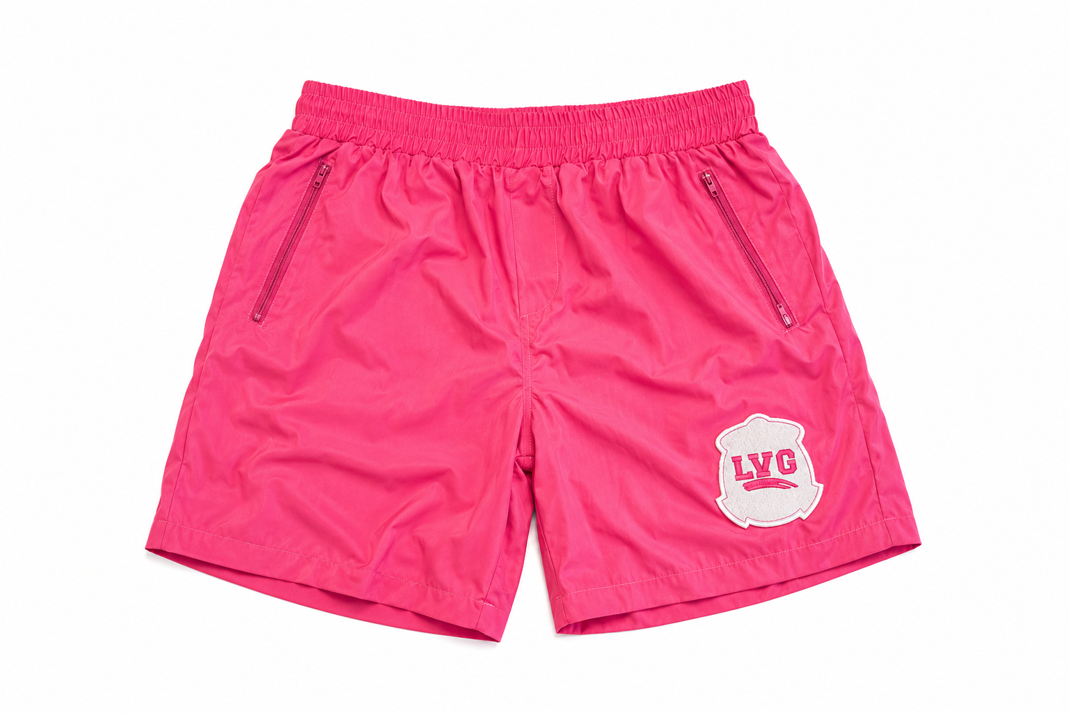 LVG Summertime Track Shorts (Pink)