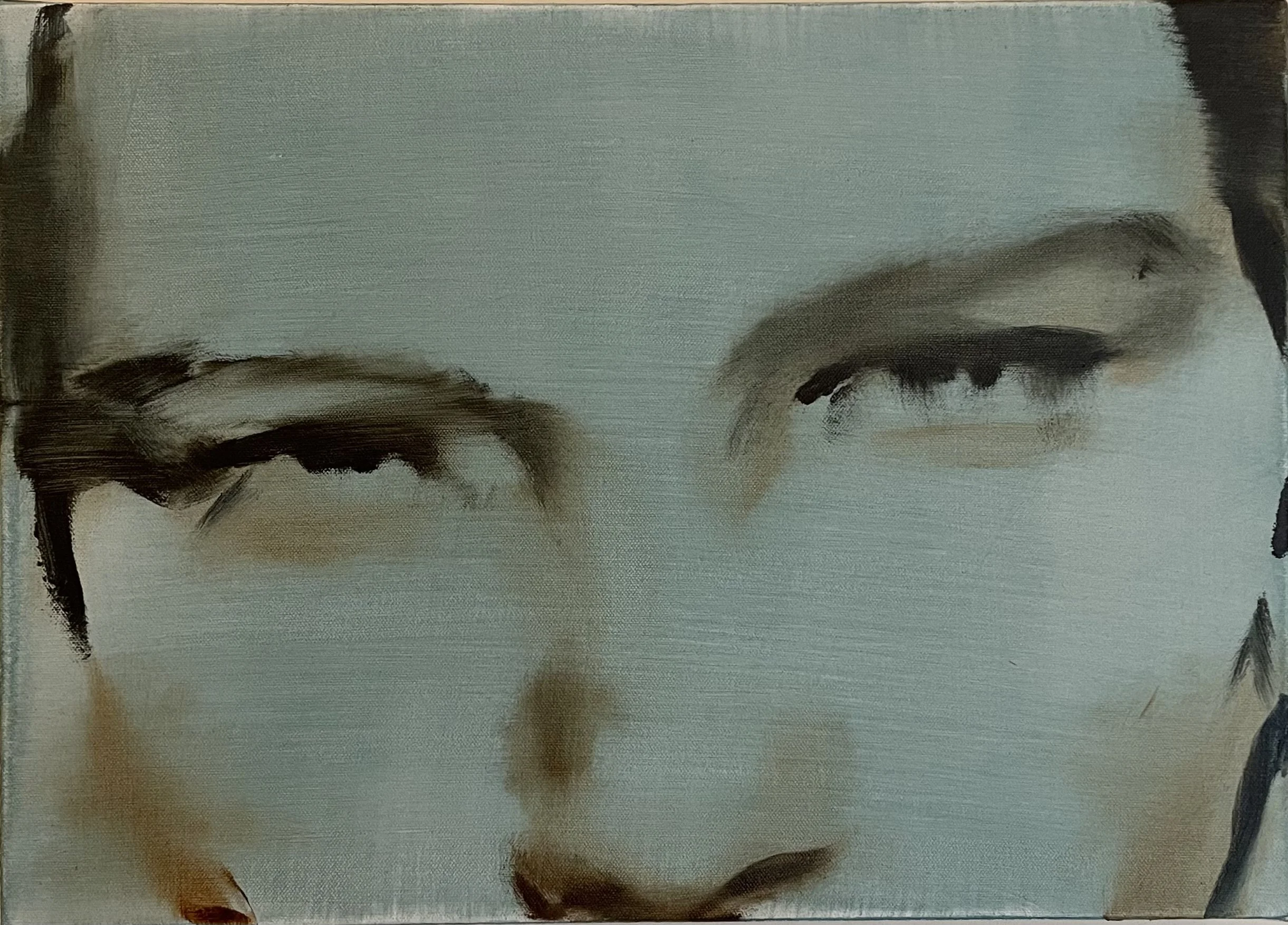 Wilkin, George. 'Blue Portrait' 35cm x 20cm 2024.jpg