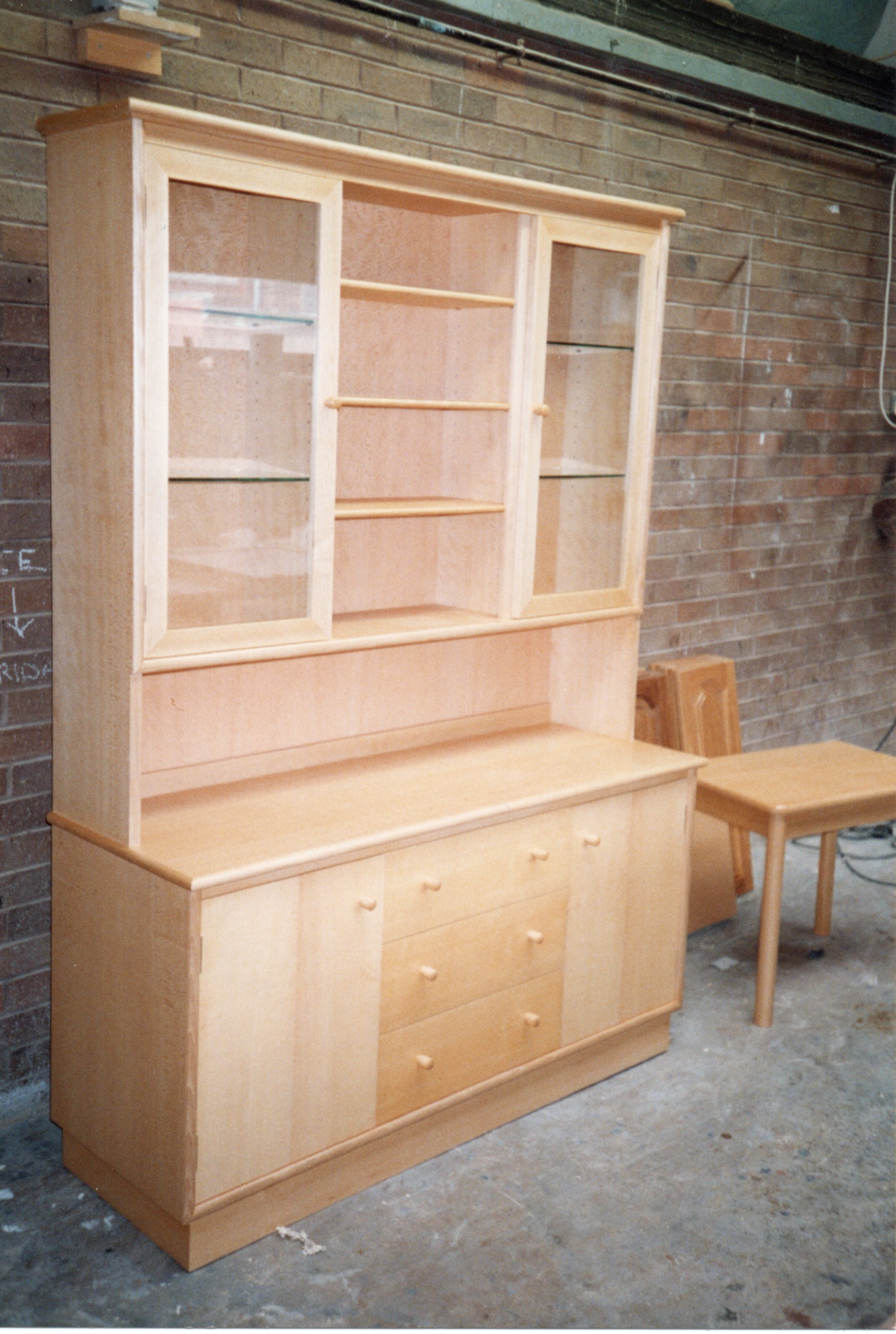 Natural Beech cabinetry