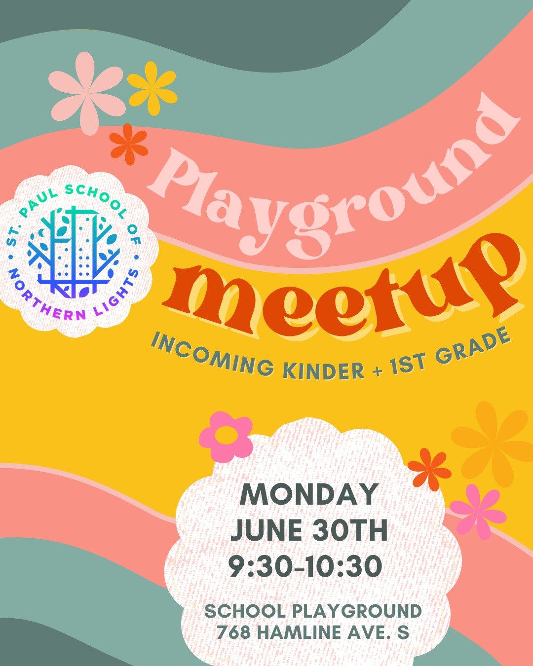 We love having playdates with our incoming kindergarteners and 1st graders!

Still on the fence about enrolling your kindergartener? Come join us on Monday to meet other families, school staff and visit the school.
