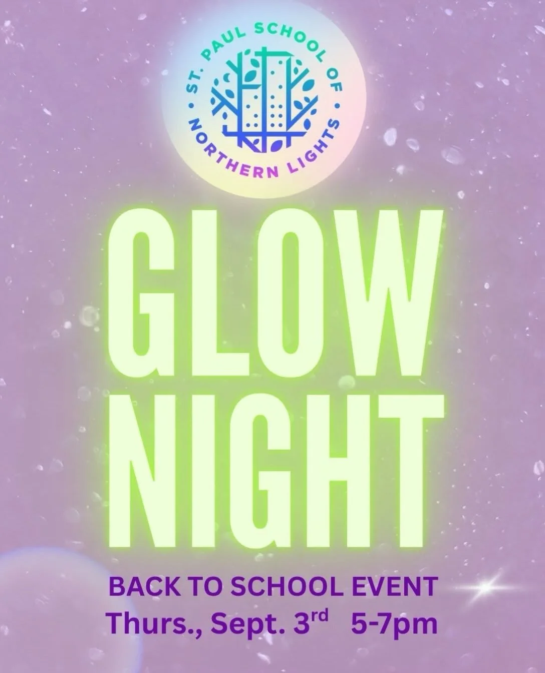 Join us for G.L.O.W. Night Thursday, Sept 3rd from 5-7pm! G.L.O.W.: Gearing up, Looking back, Opportunities, and Wonderings is a fun and informative evening to kick off the school year! 

Here are some of the tables and events to look forward to:

👋