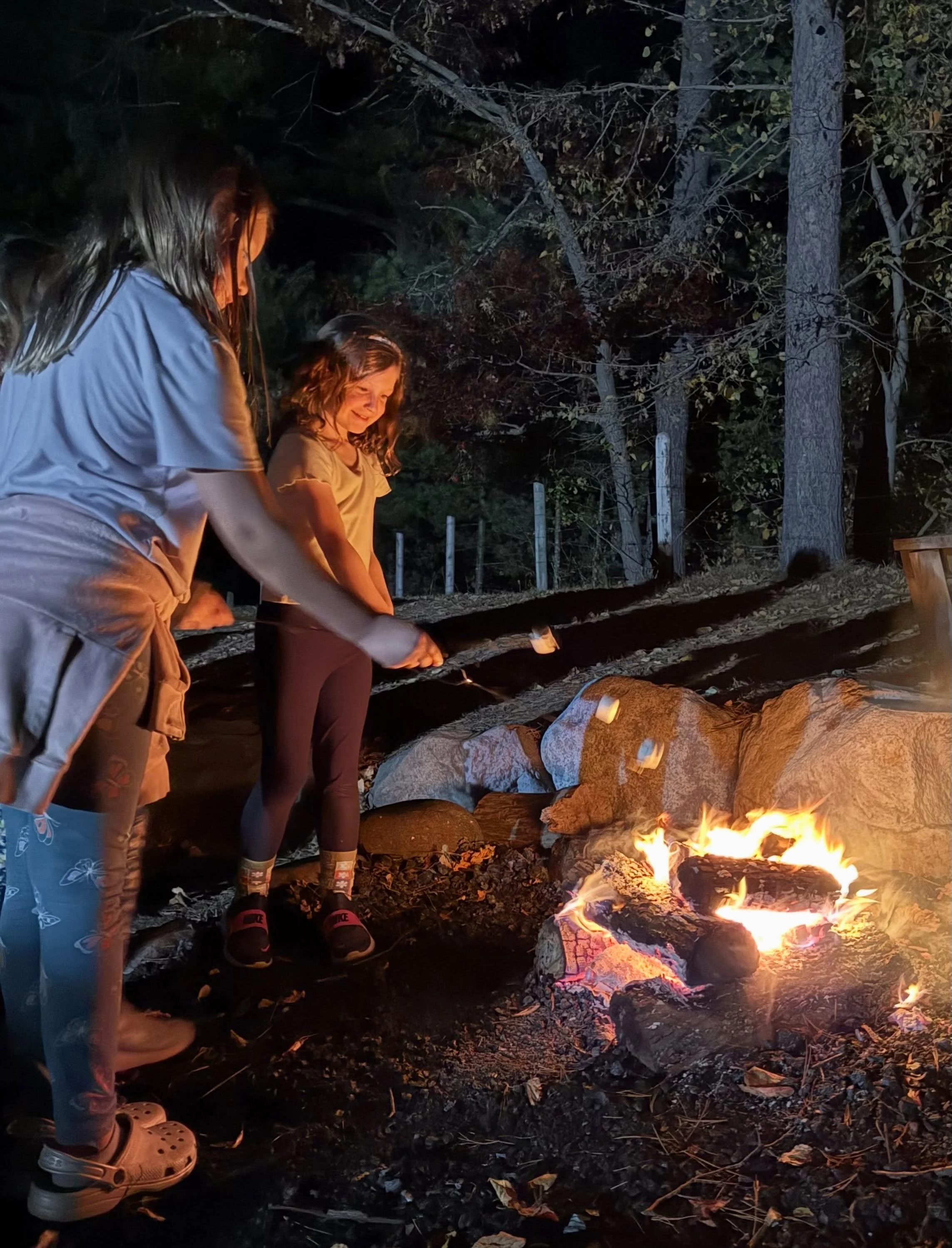 What a night. S&rsquo;mores, a quiet moment of reflection about our first day at camp, playing in the dark, learning about Minnesota owls, and playing a game where Scott is an owl (with a spray bottle of water) and students are prey that want to avoi