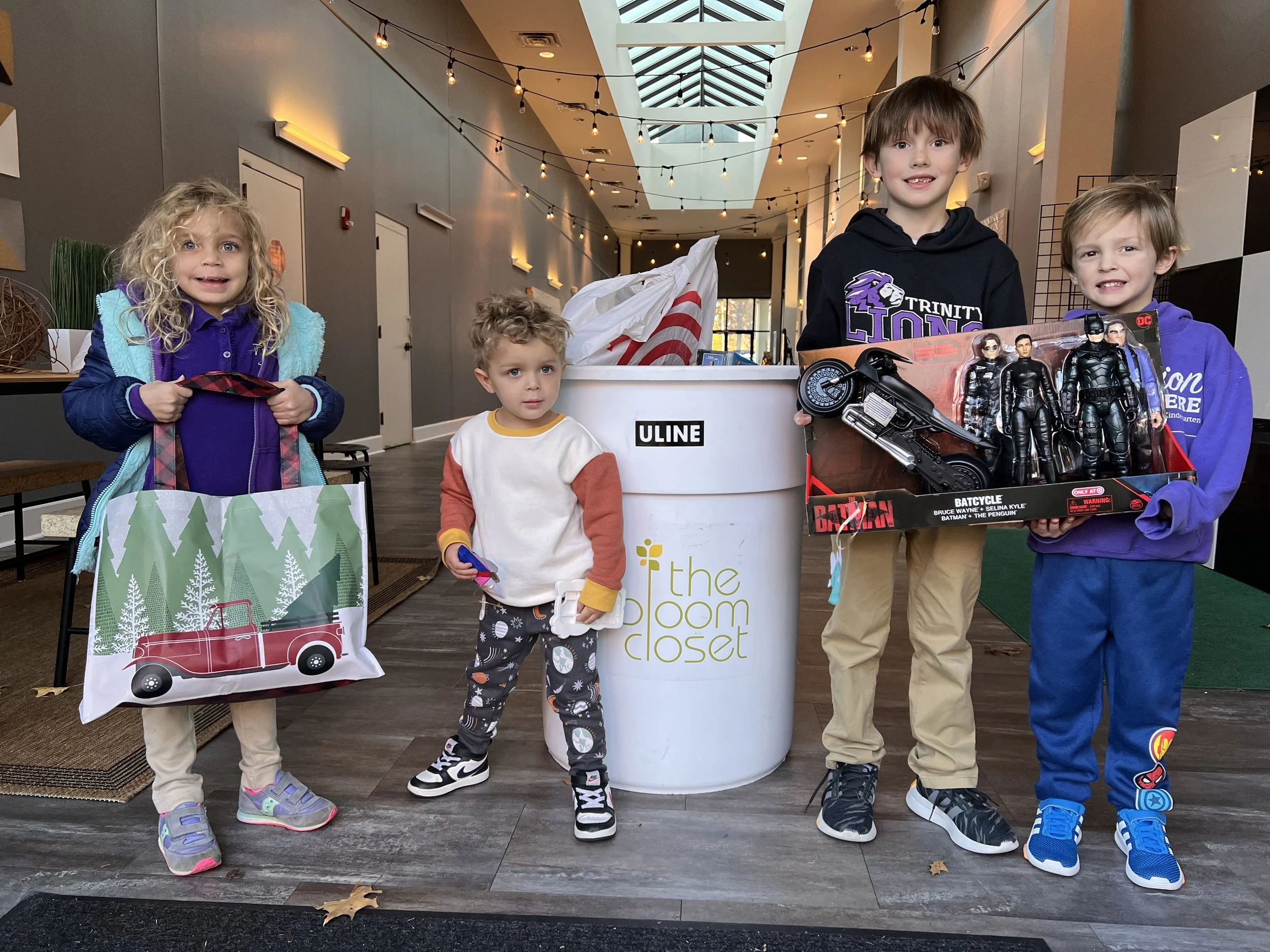 Trinity Partners with Bloom Closet This Christmas