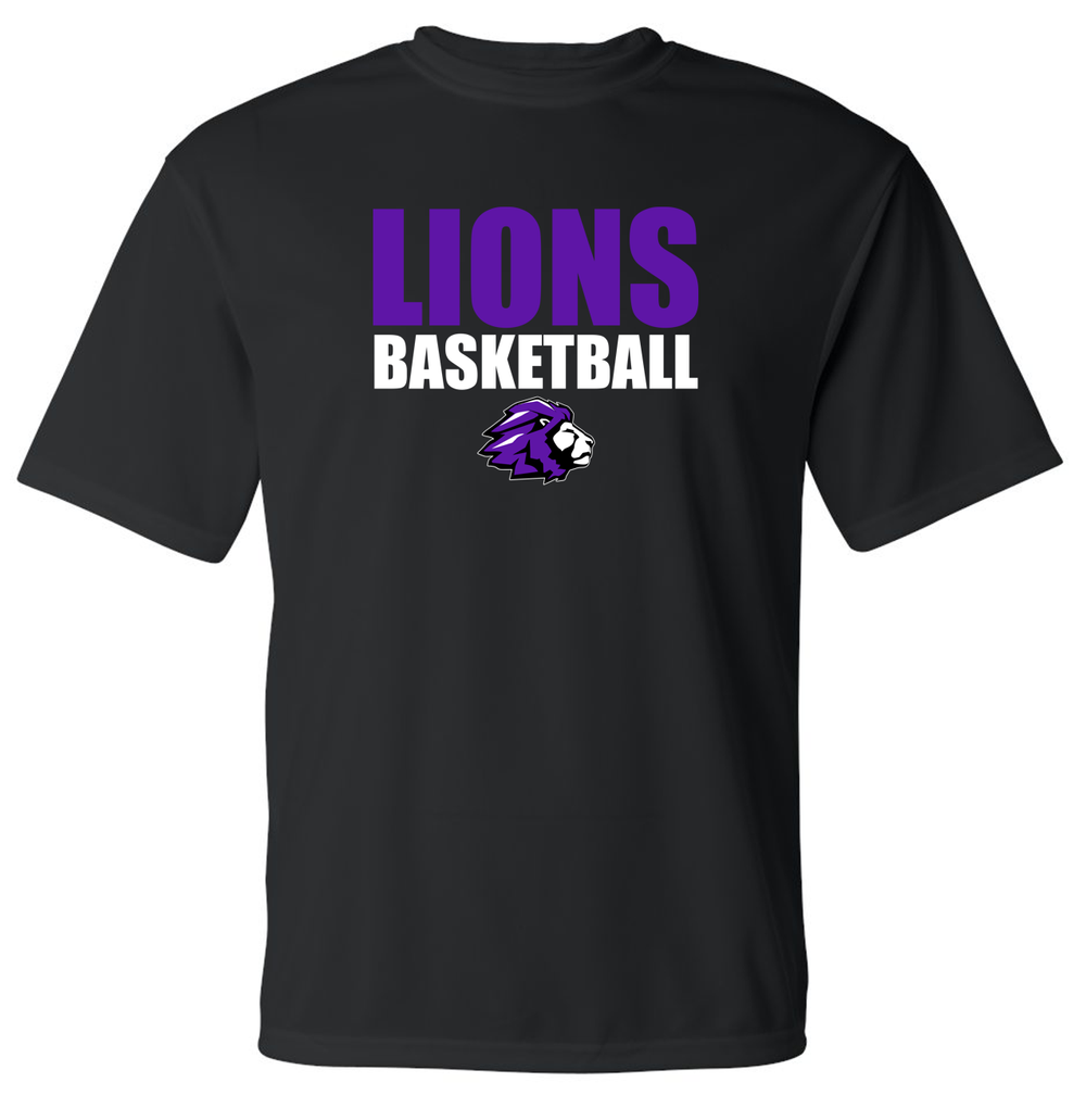 Trinity Lions Basketball Cotton & Dri Fit T-Shirt Apparel