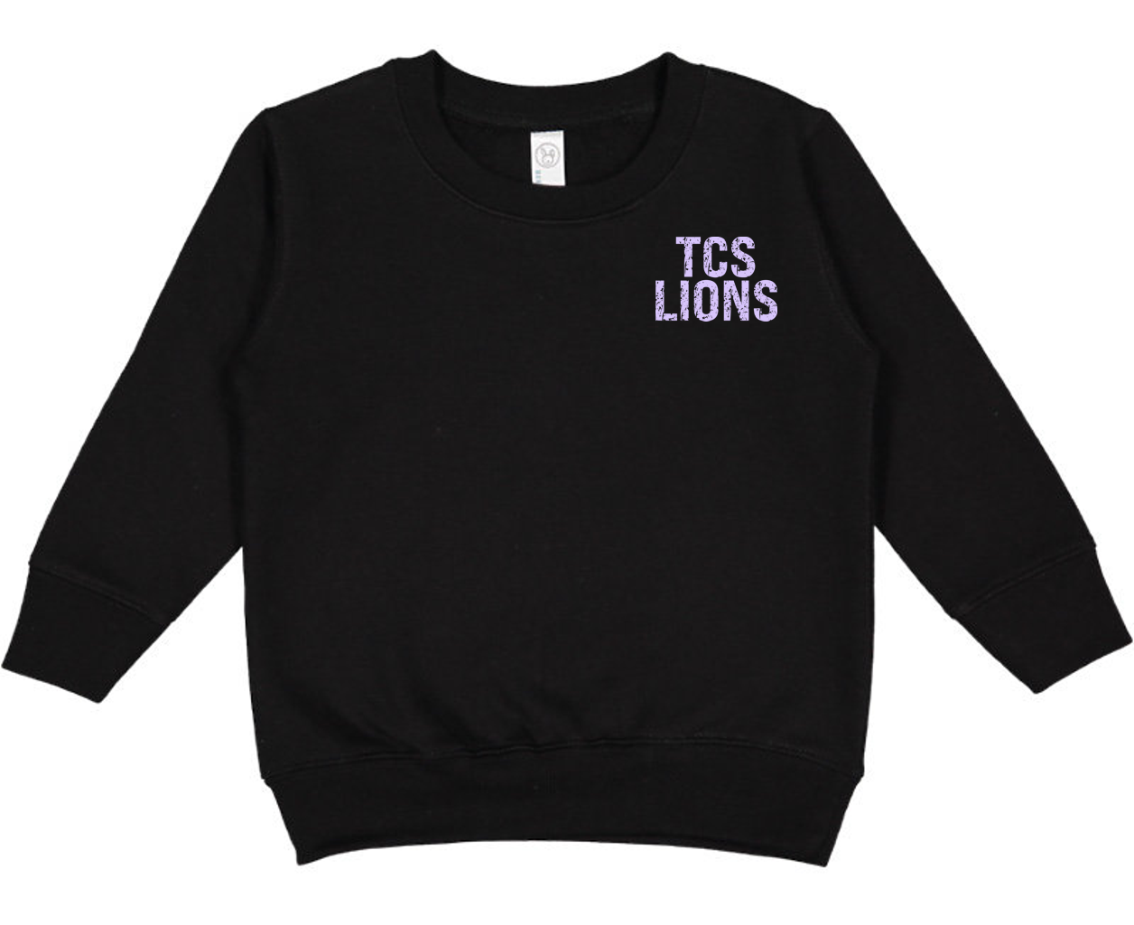 Trinity Make Heaven Crowded Toddler Crewneck Rabbit Skins (Black).png