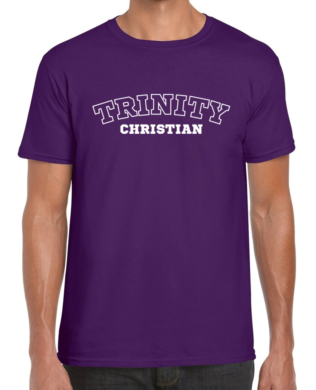 Trinity Arched over Christian Graphic Design Youth & Adult Apparel ...