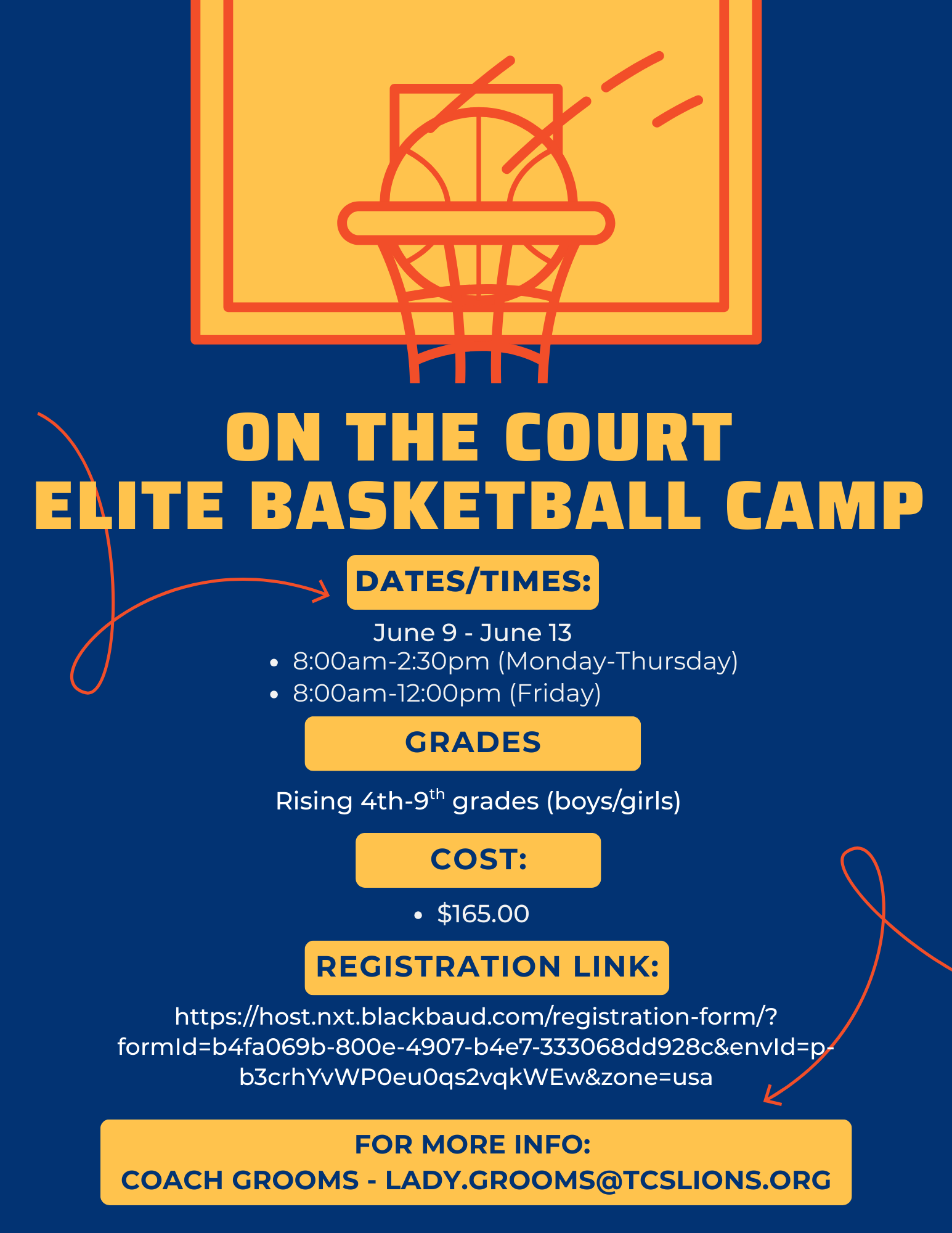 On The Court Elite Basketball Camp